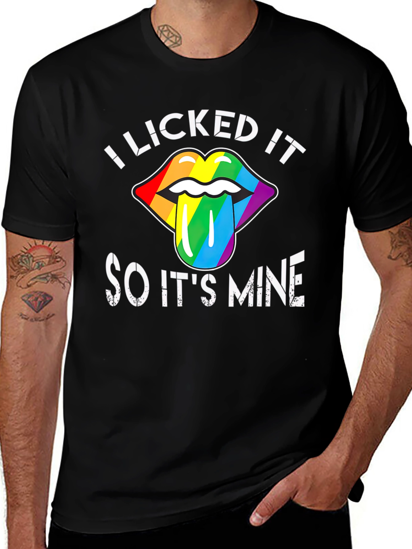 I Licked It So It's Mine Pride T-Shirt
