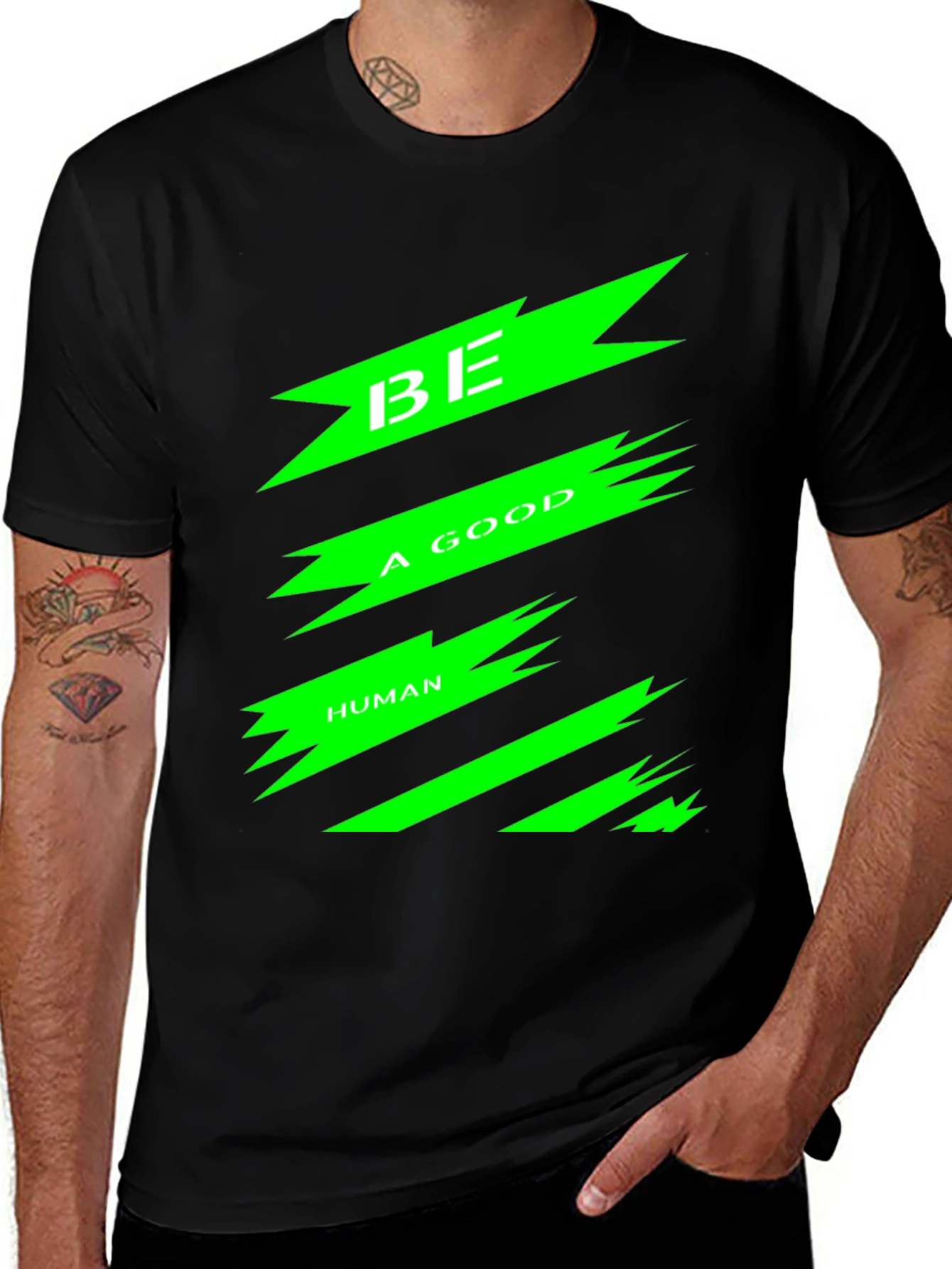 Variant 27 of Be A Good Human Graphic Tee