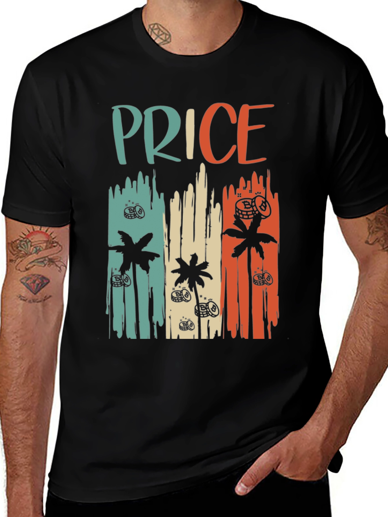 Variant 19 of Bitcoin Beach Price T-Shirt