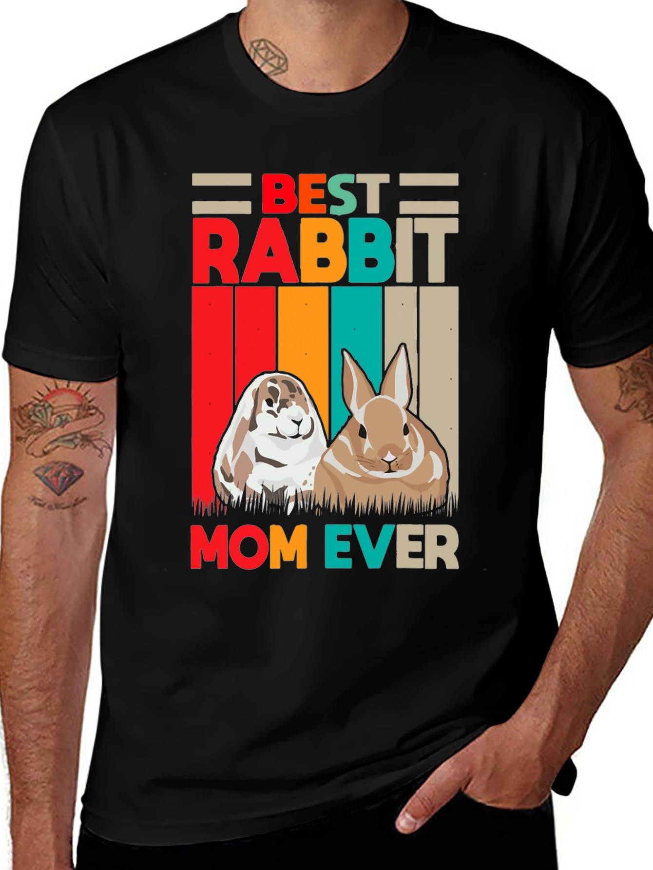 Variant 9 of Best Rabbit Mom Ever T-Shirt