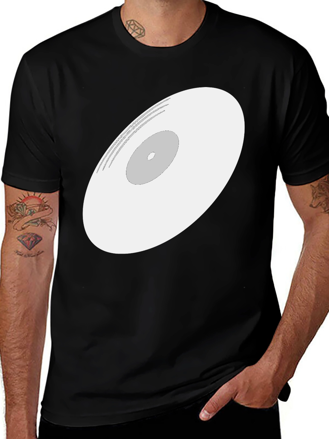 Variant 23 of Vinyl Record Graphic Tee - Cool Retro Style