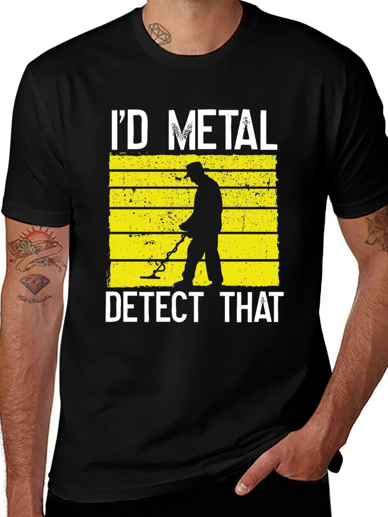 Variant 4 of I'd Metal Detect That Black T-Shirt
