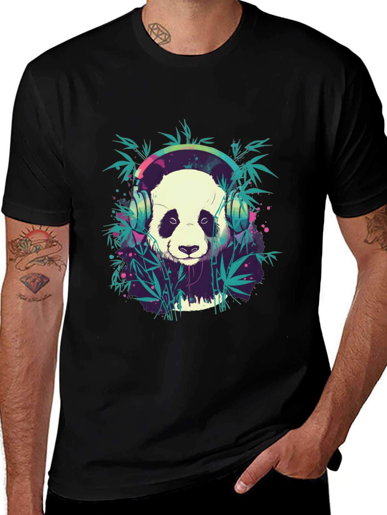 Variant 6 of Panda DJ Graphic Tee - Cool and Comfortable