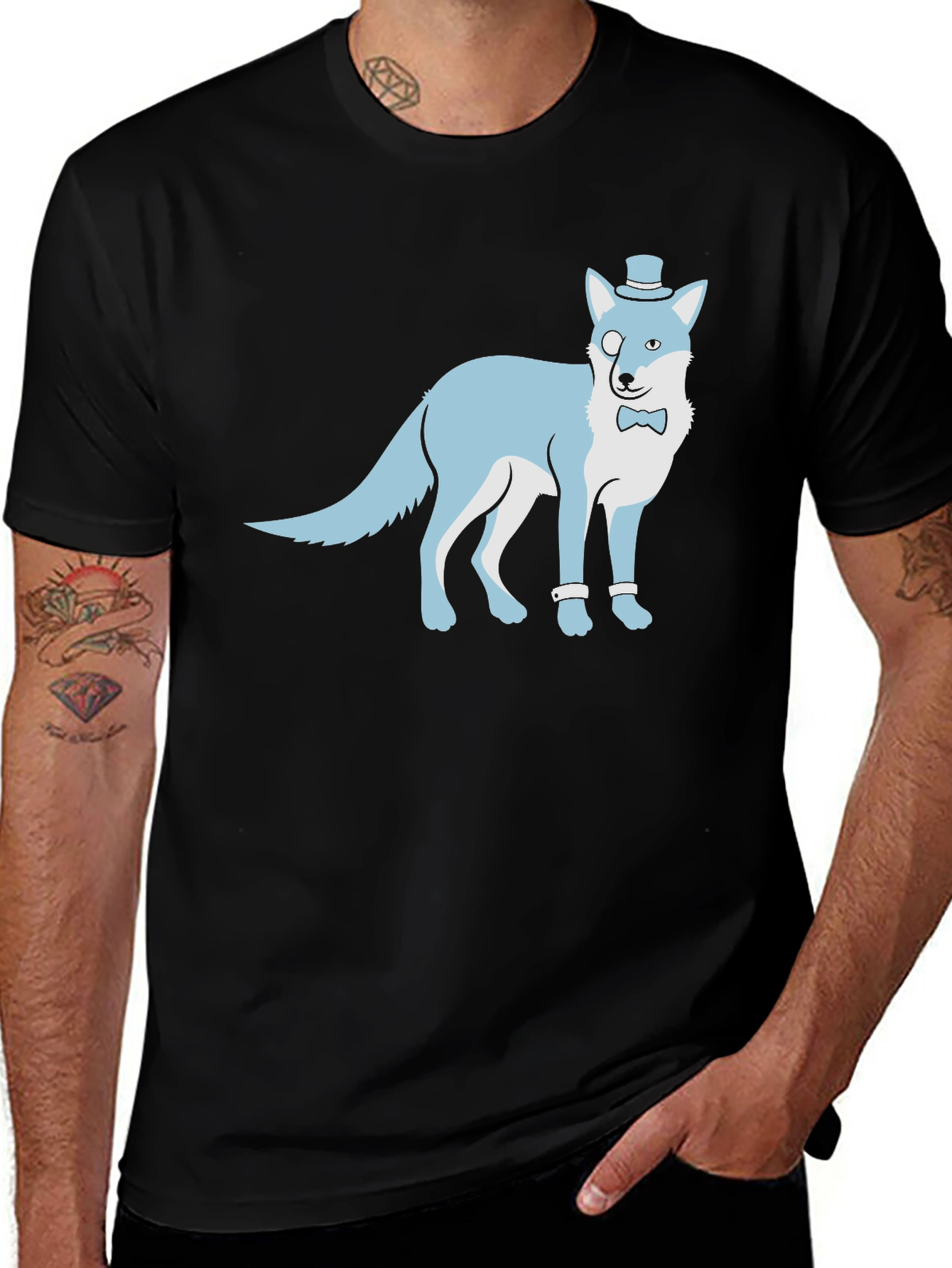 Dapper Fox T-Shirt - Sophisticated Style