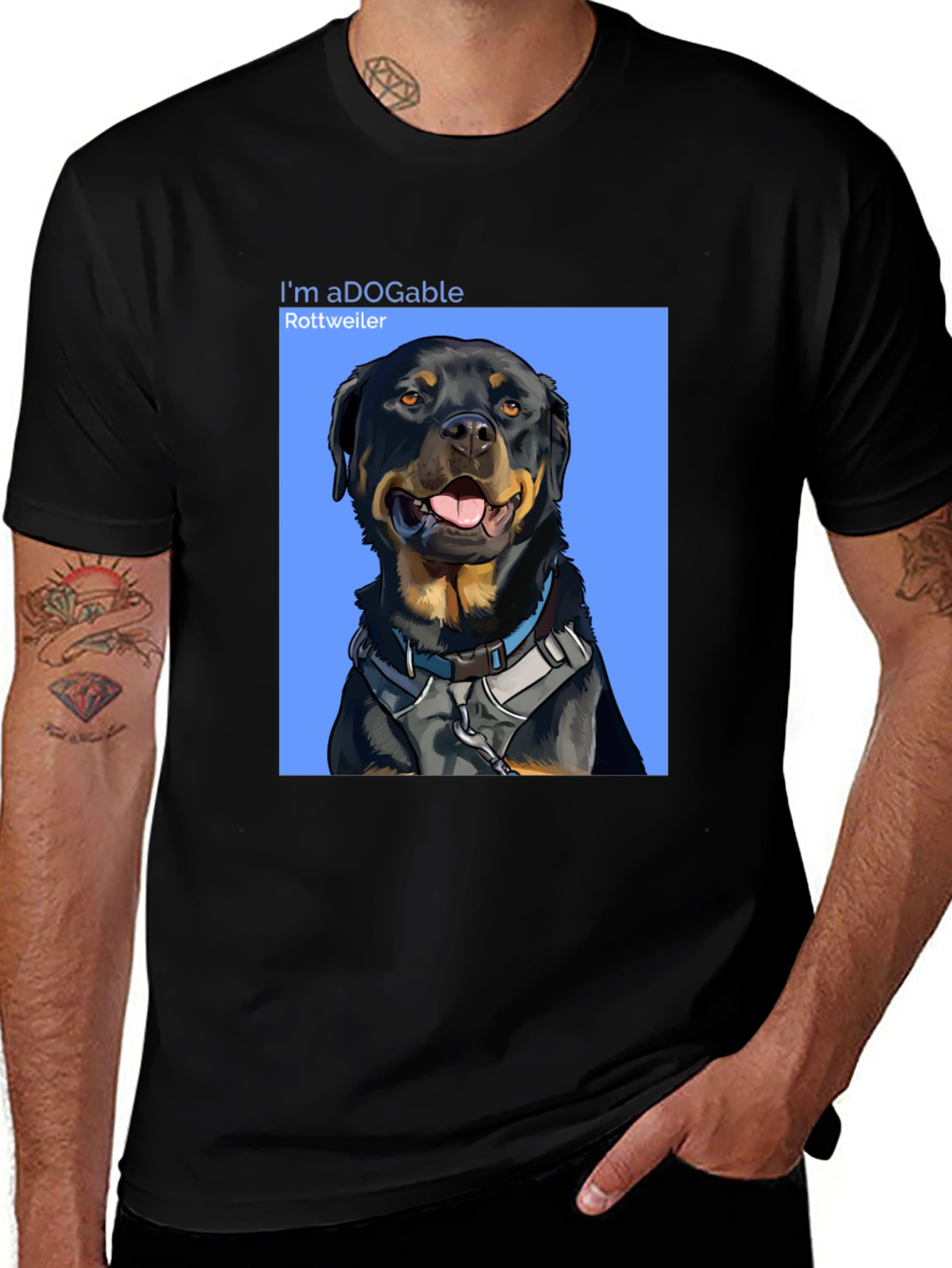 Rottweiler Dog T-Shirt - aDOGable Cute Pet Tee