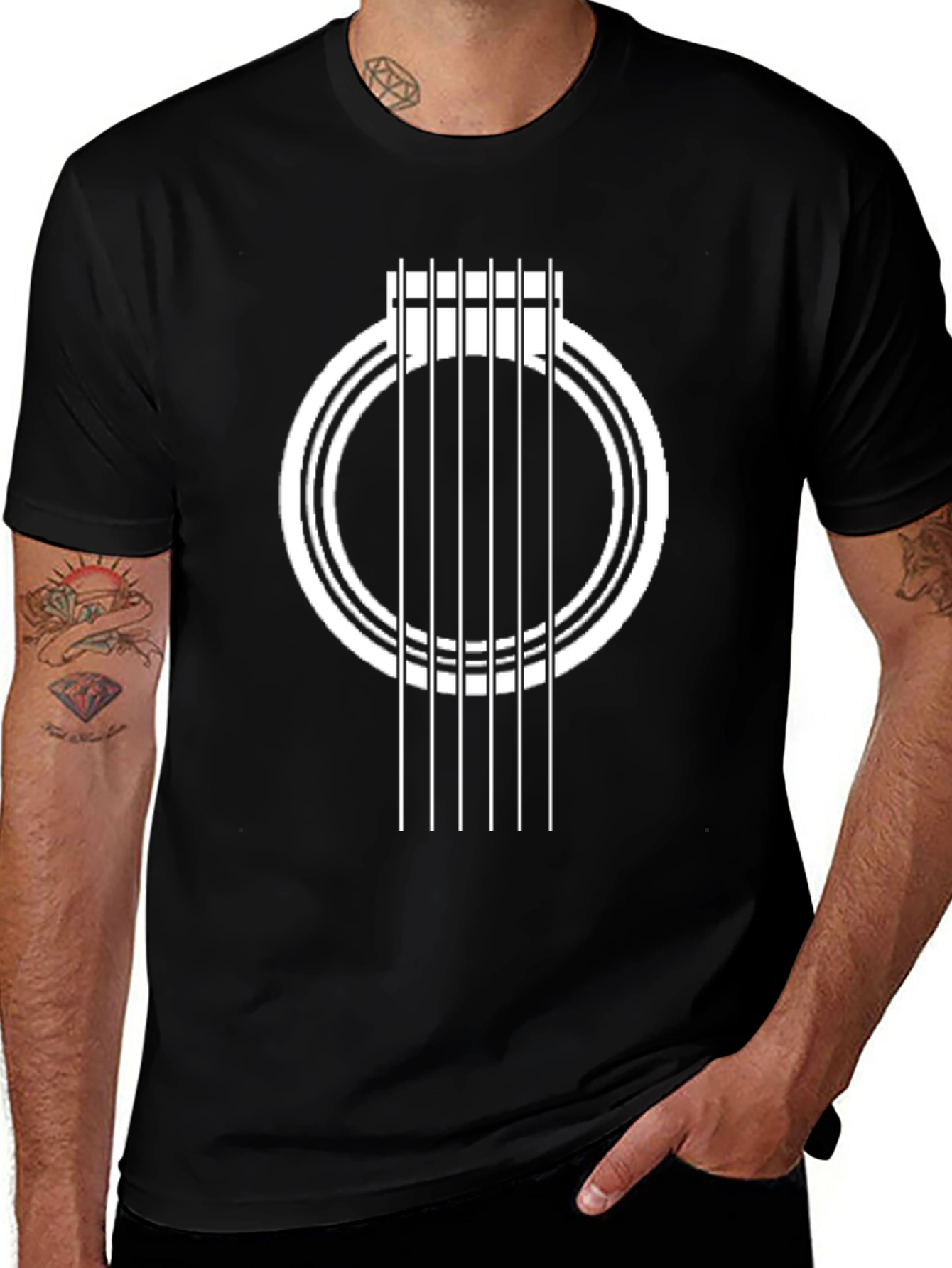 Guitar Strings T-Shirt - Musician Style