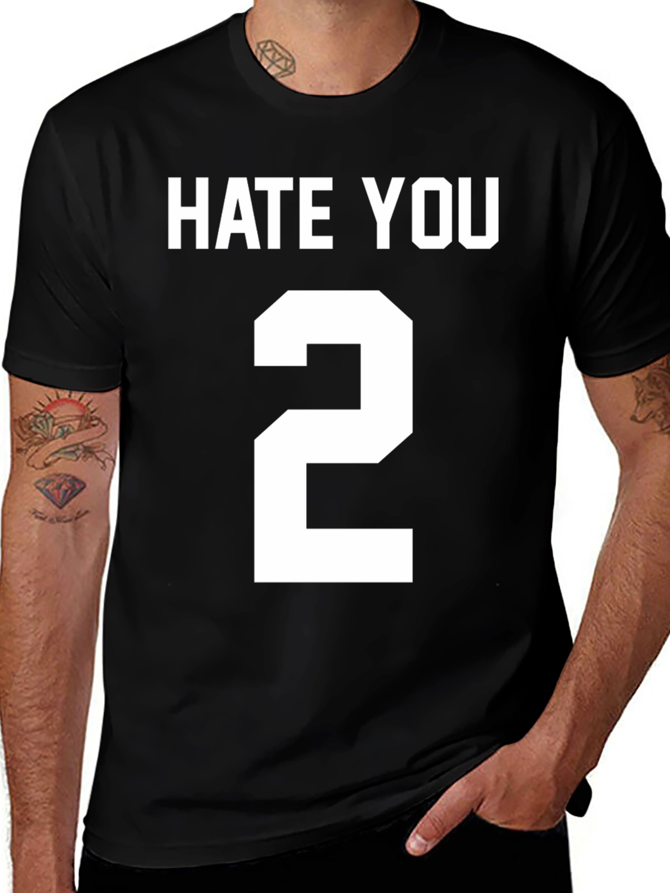 Variant 18 of Hate You #2 T-Shirt - Funny Sarcastic Tee