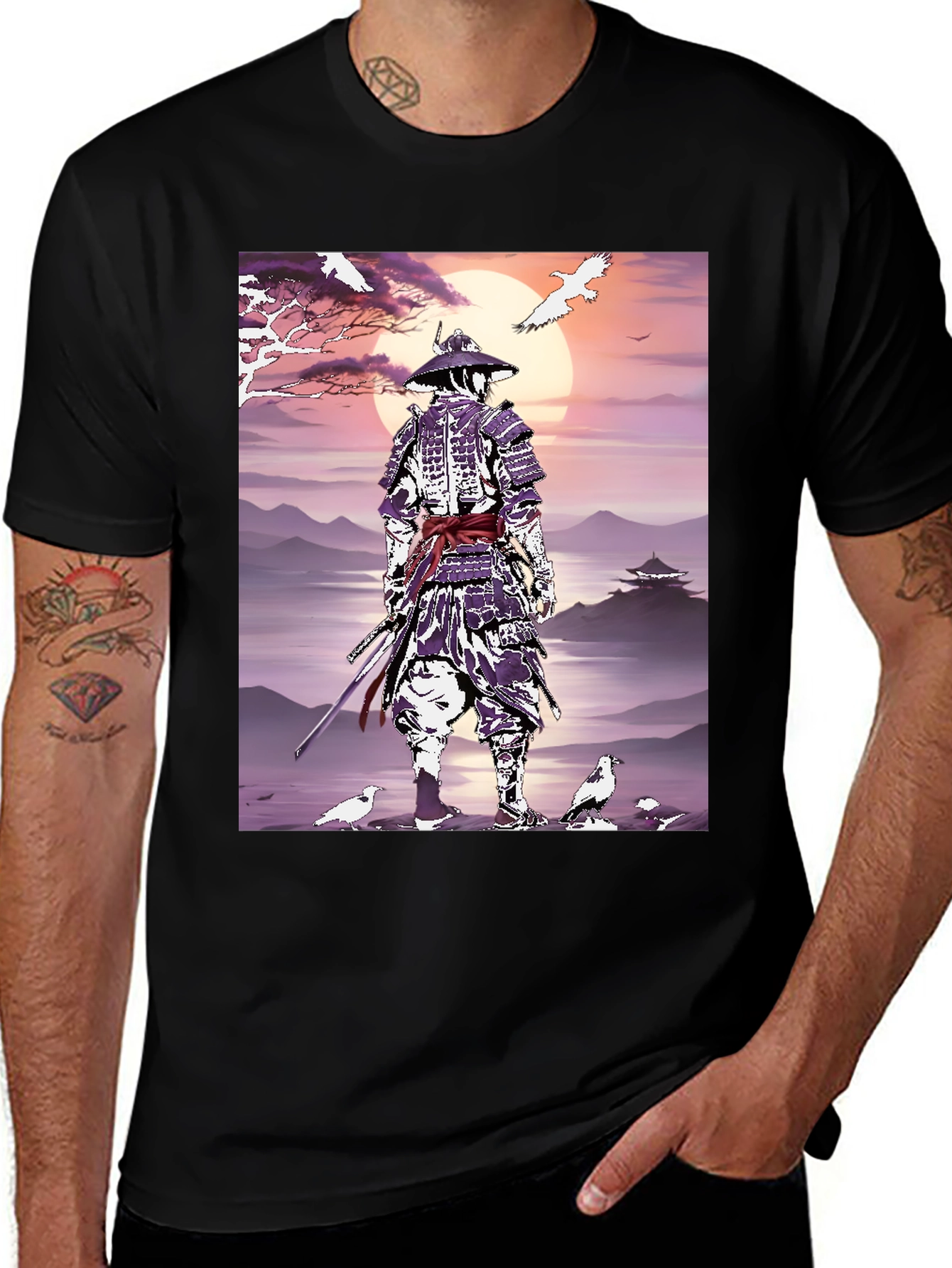 Variant 4 of Samurai Graphic Print Tee