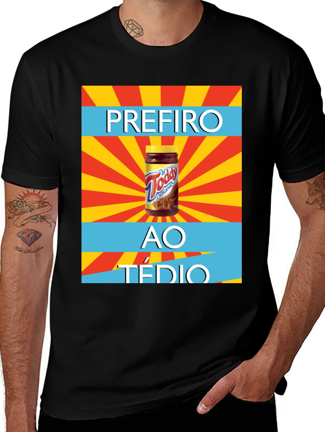 Variant 16 of Todd Original T-Shirt - Prefiro Ao Tédio Graphic Tee