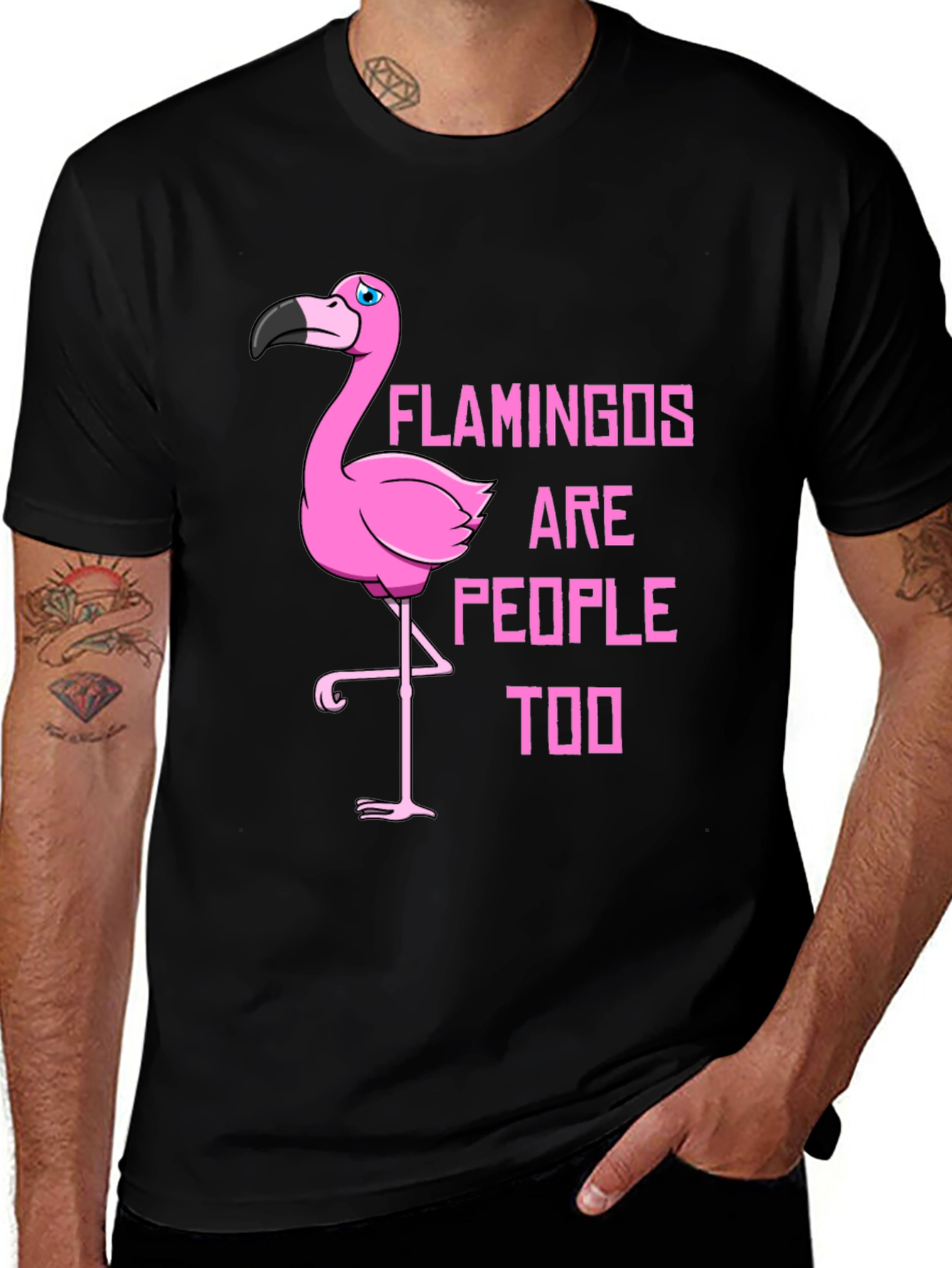 Variant 14 of Flamingo People T-Shirt - Unique Graphic Tee