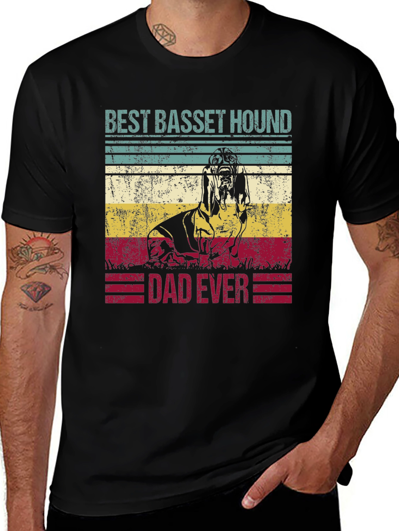 Best Basset Hound Dad Ever T-Shirt