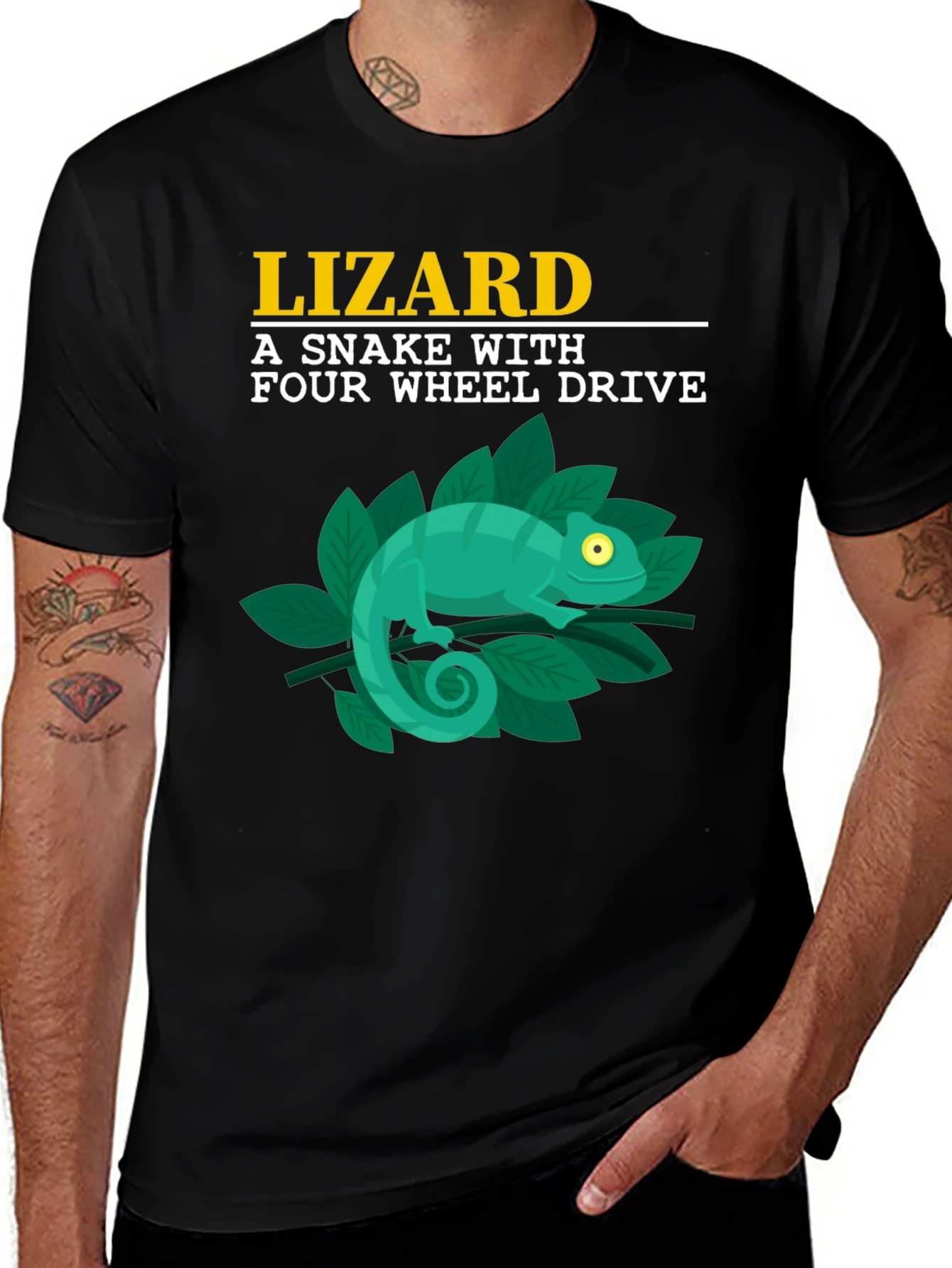 Variant 15 of Lizard Four Wheel Drive Graphic Tee