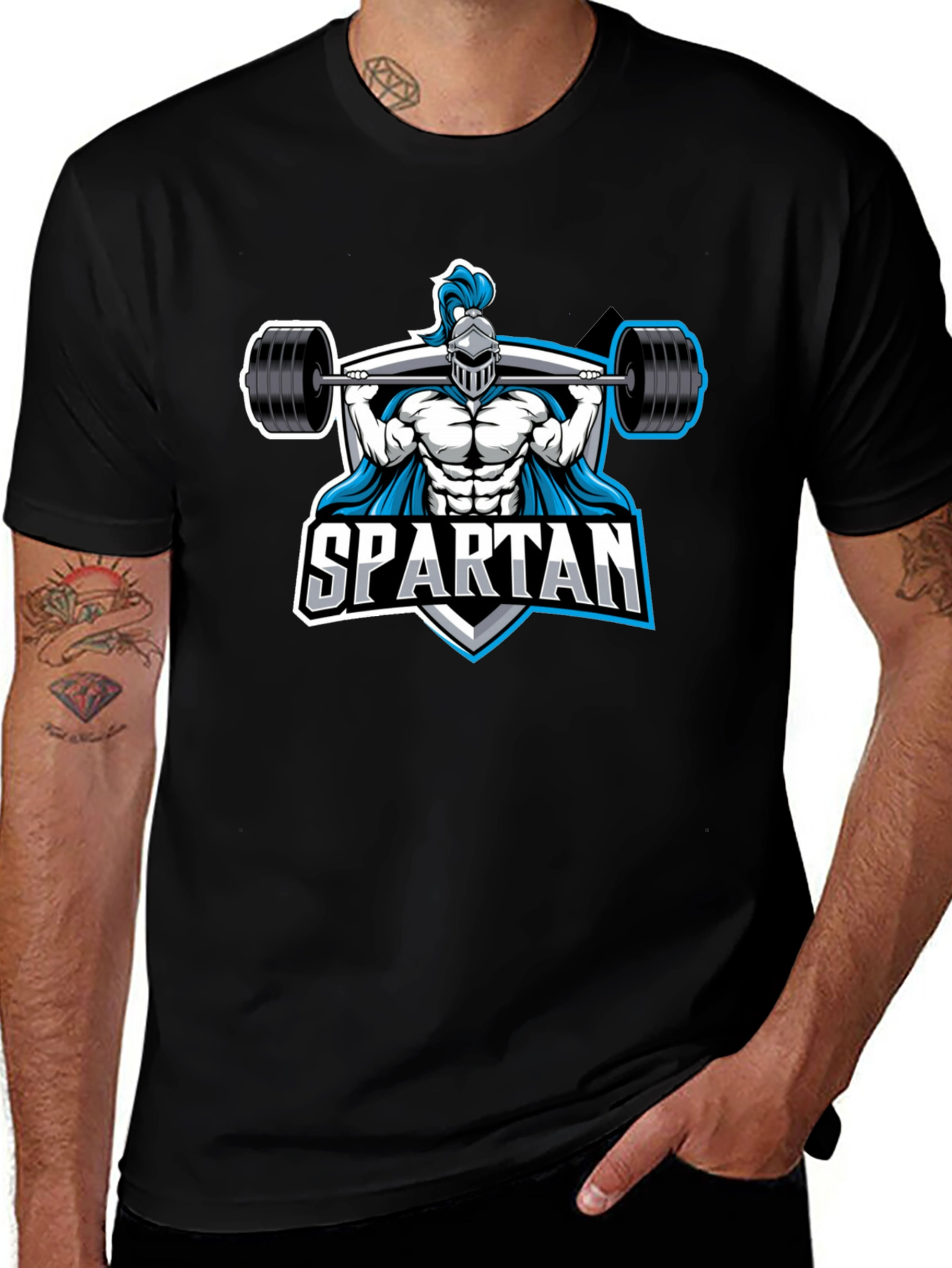 Spartan Workout T-Shirt - Lift Like a Warrior!