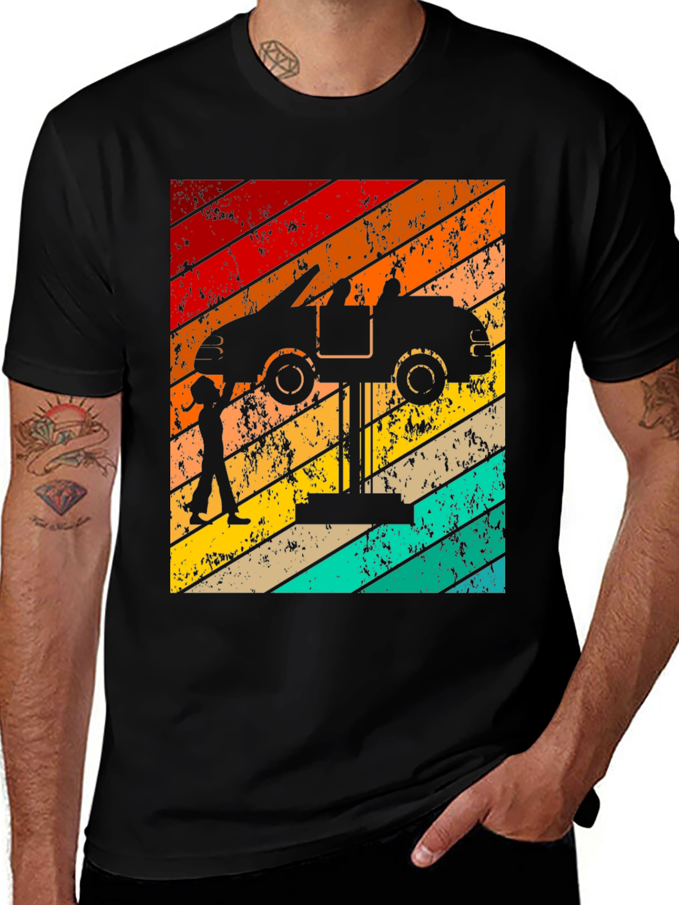 Variant 29 of Retro Car Mechanic T-Shirt