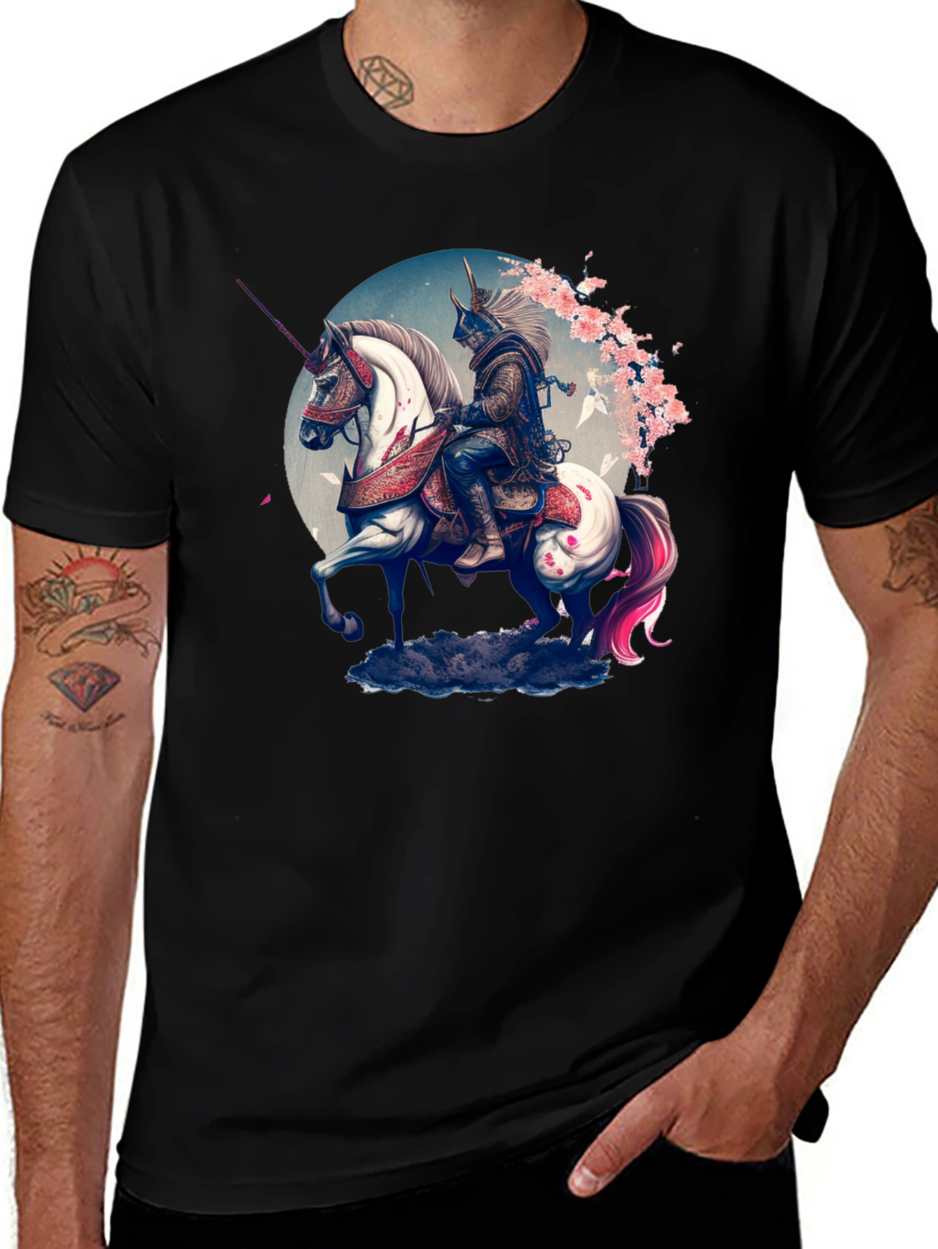 Variant 22 of Samurai Unicorn T-Shirt - Unique Graphic Tee