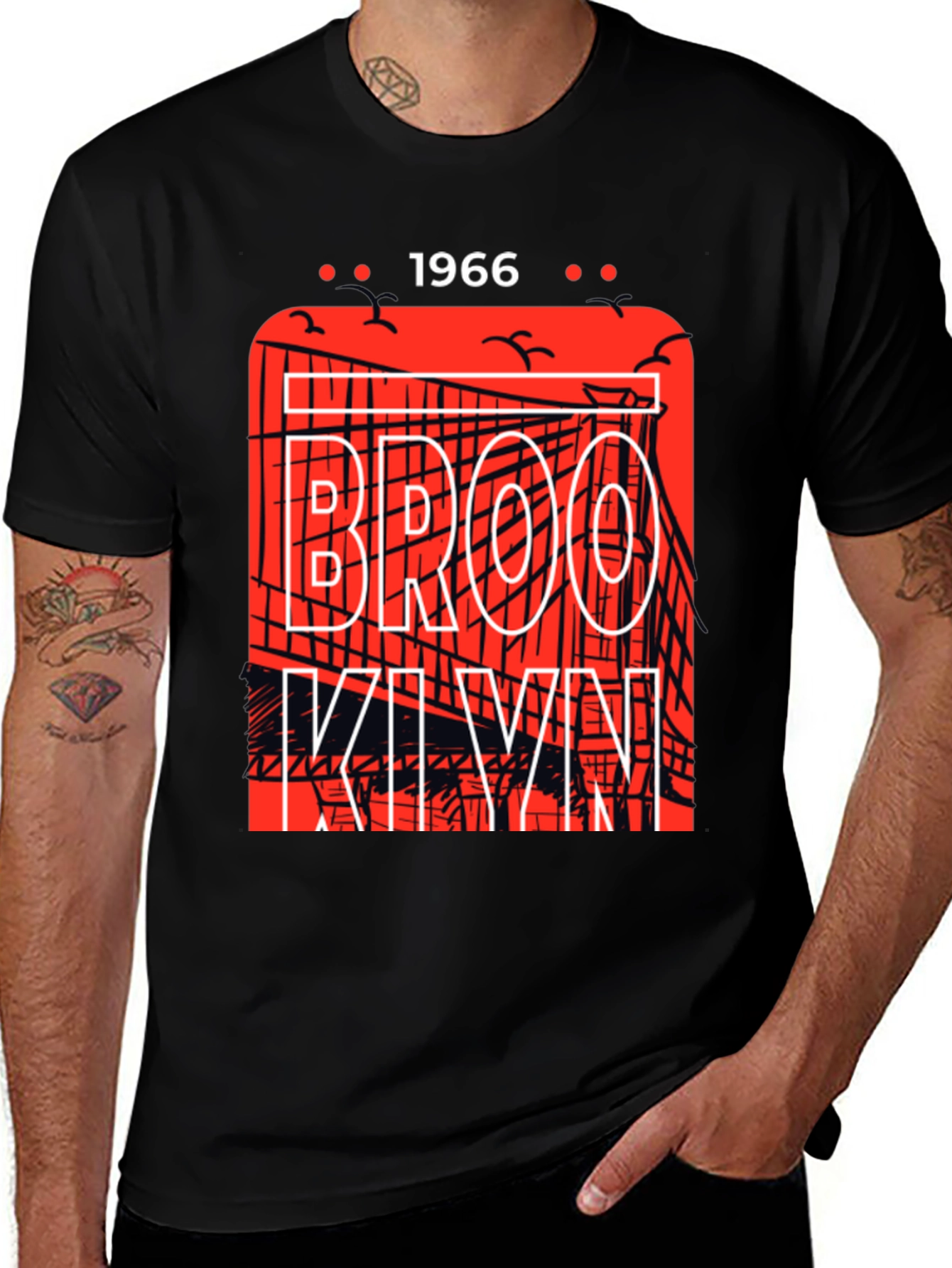 Variant 20 of Brooklyn 1966 Men's Graphic T-Shirt