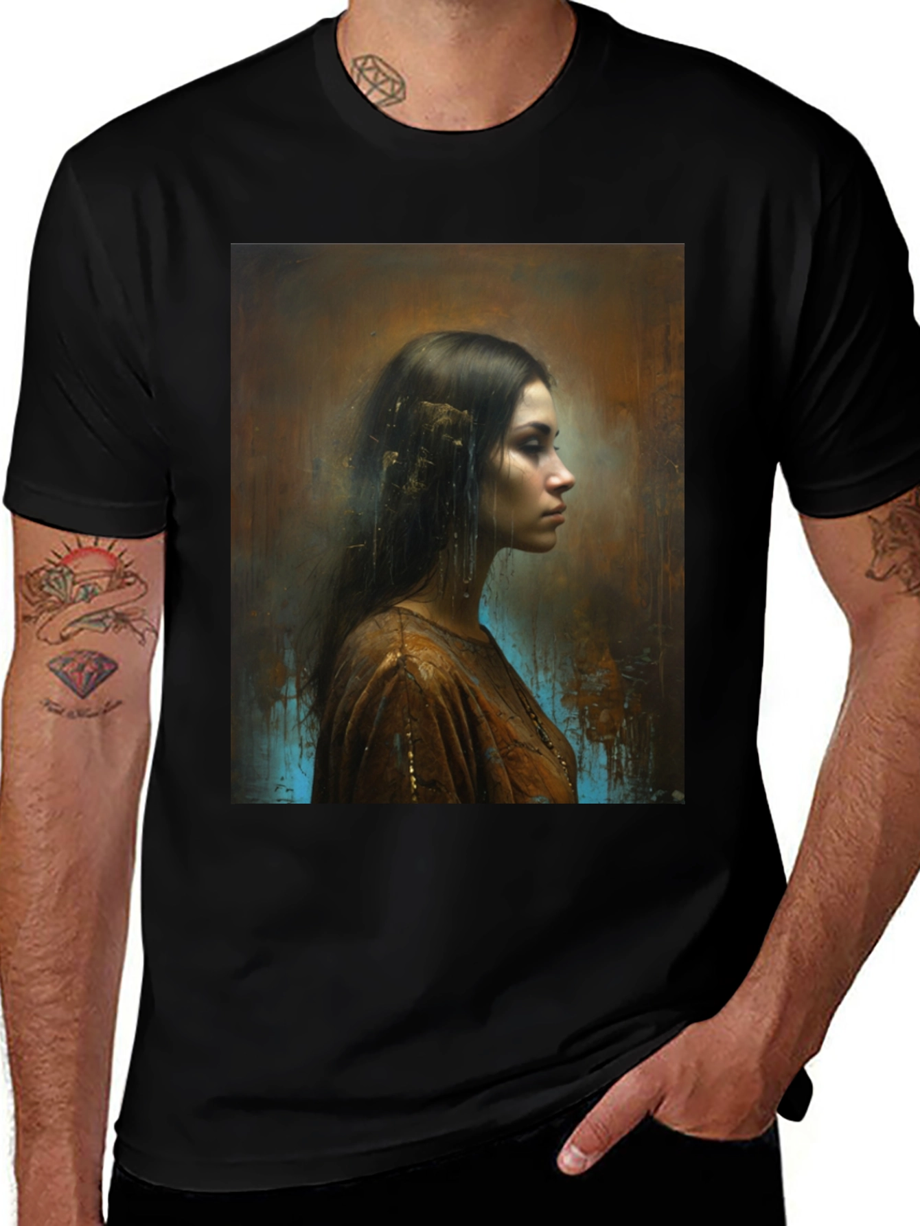 Variant 26 of Artistic Portrait Graphic Tee - Unisex