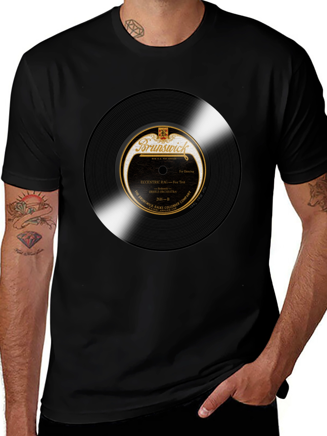 Variant 14 of Vintage Record Graphic T-Shirt