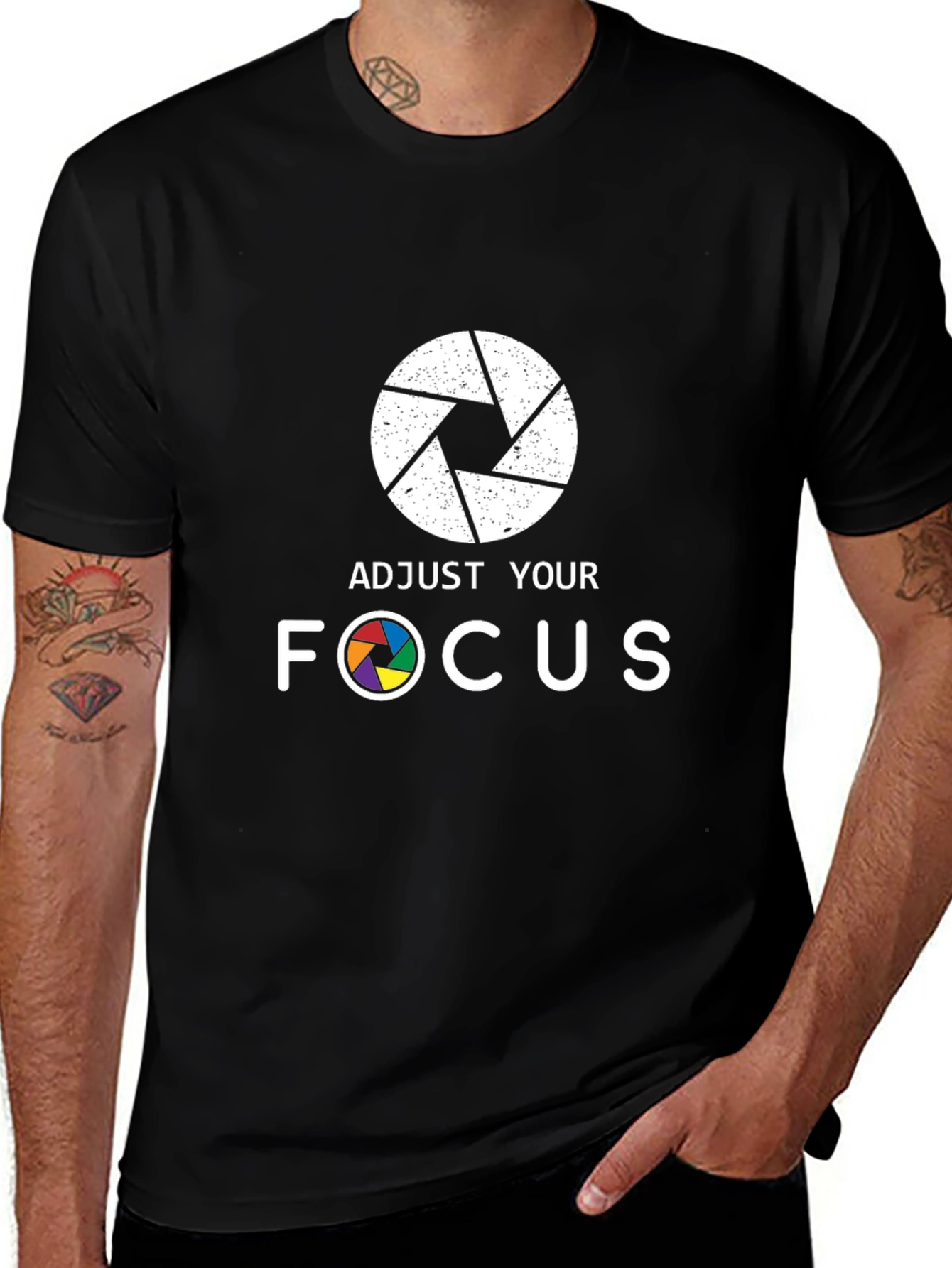 Variant 12 of Adjust Your Focus Graphic T-Shirt