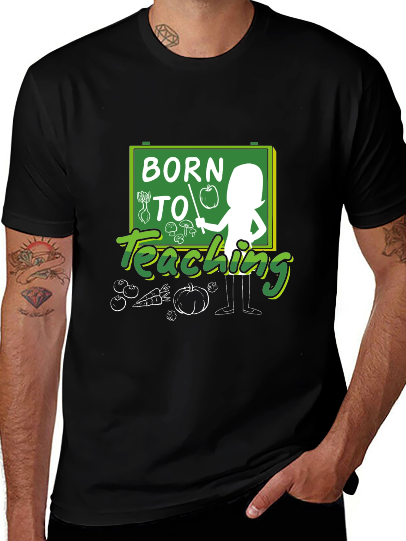 Born to Teaching Graphic T-Shirt