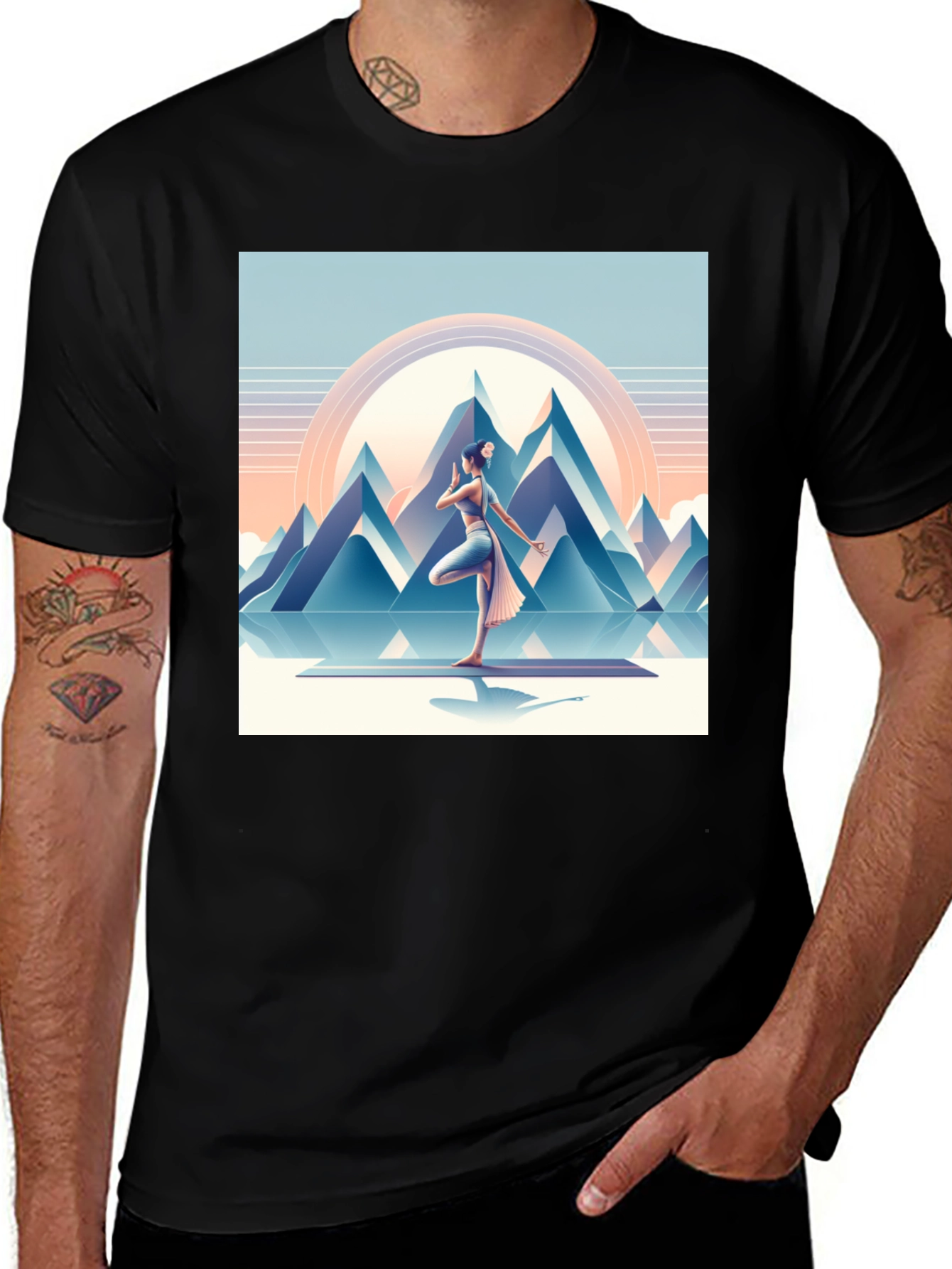 Variant 15 of Yoga Mountain T-Shirt
