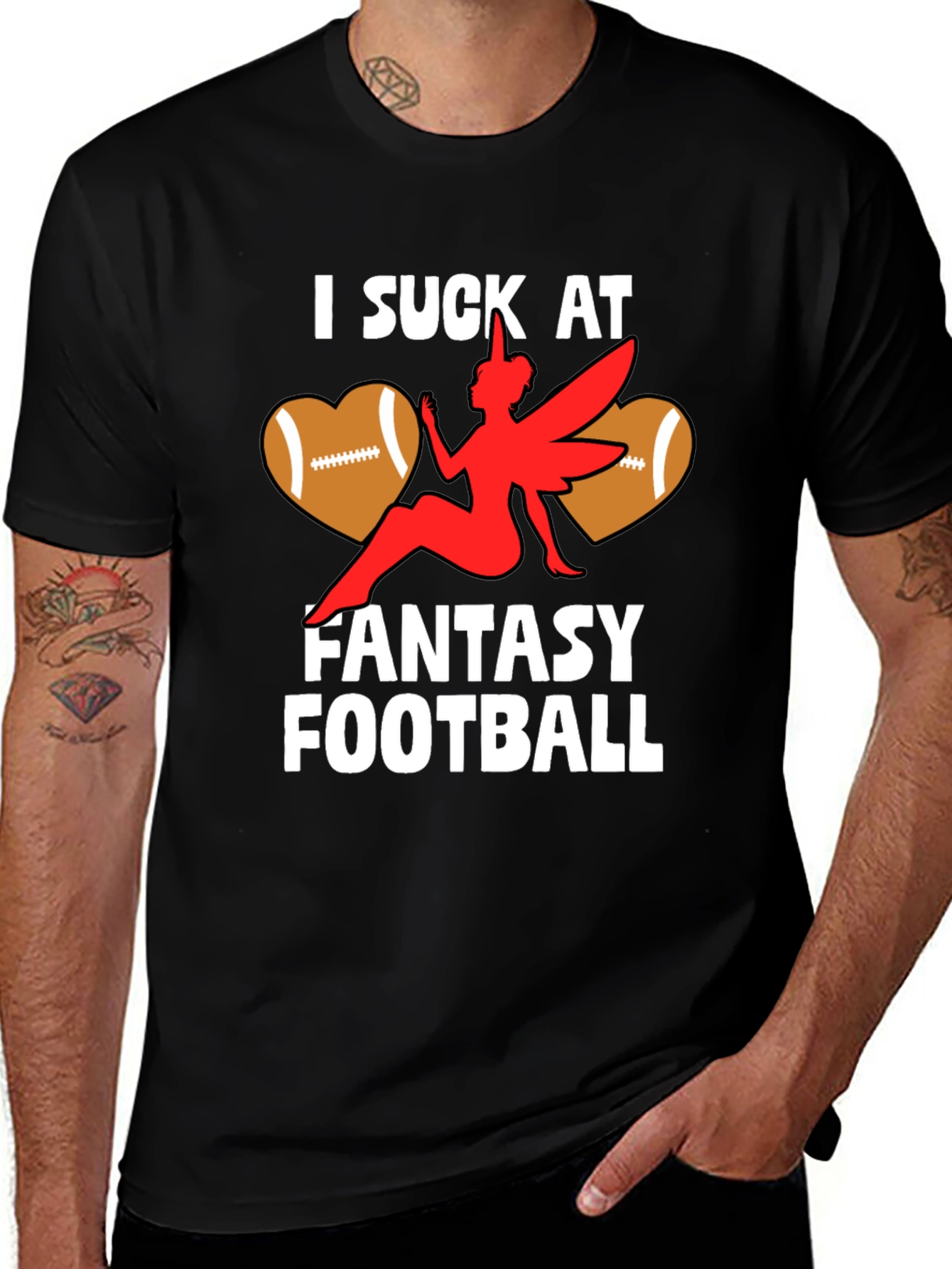 Variant 21 of I Suck At Fantasy Football T-Shirt