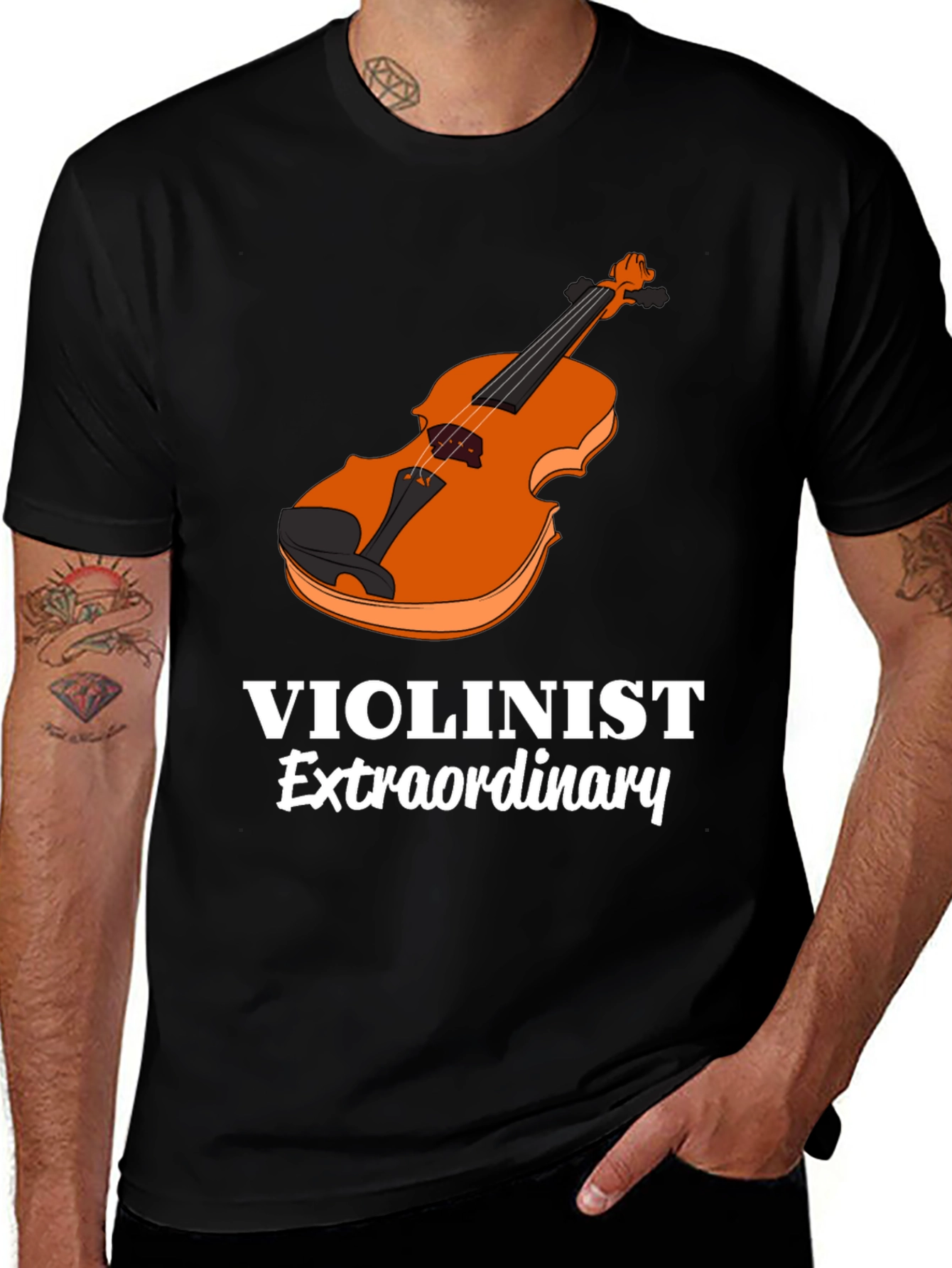 Variant 14 of Violinist Extraordinary Graphic T-Shirt