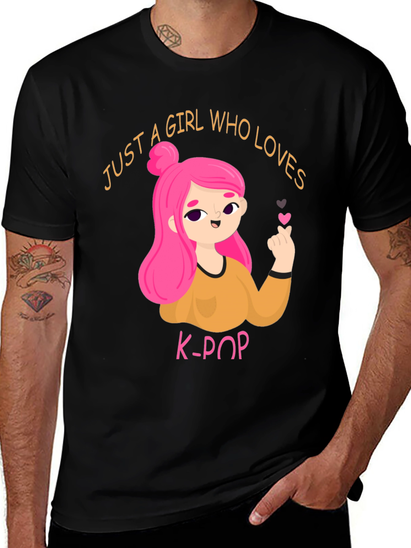 Just a Girl Who Loves K-Pop T-Shirt