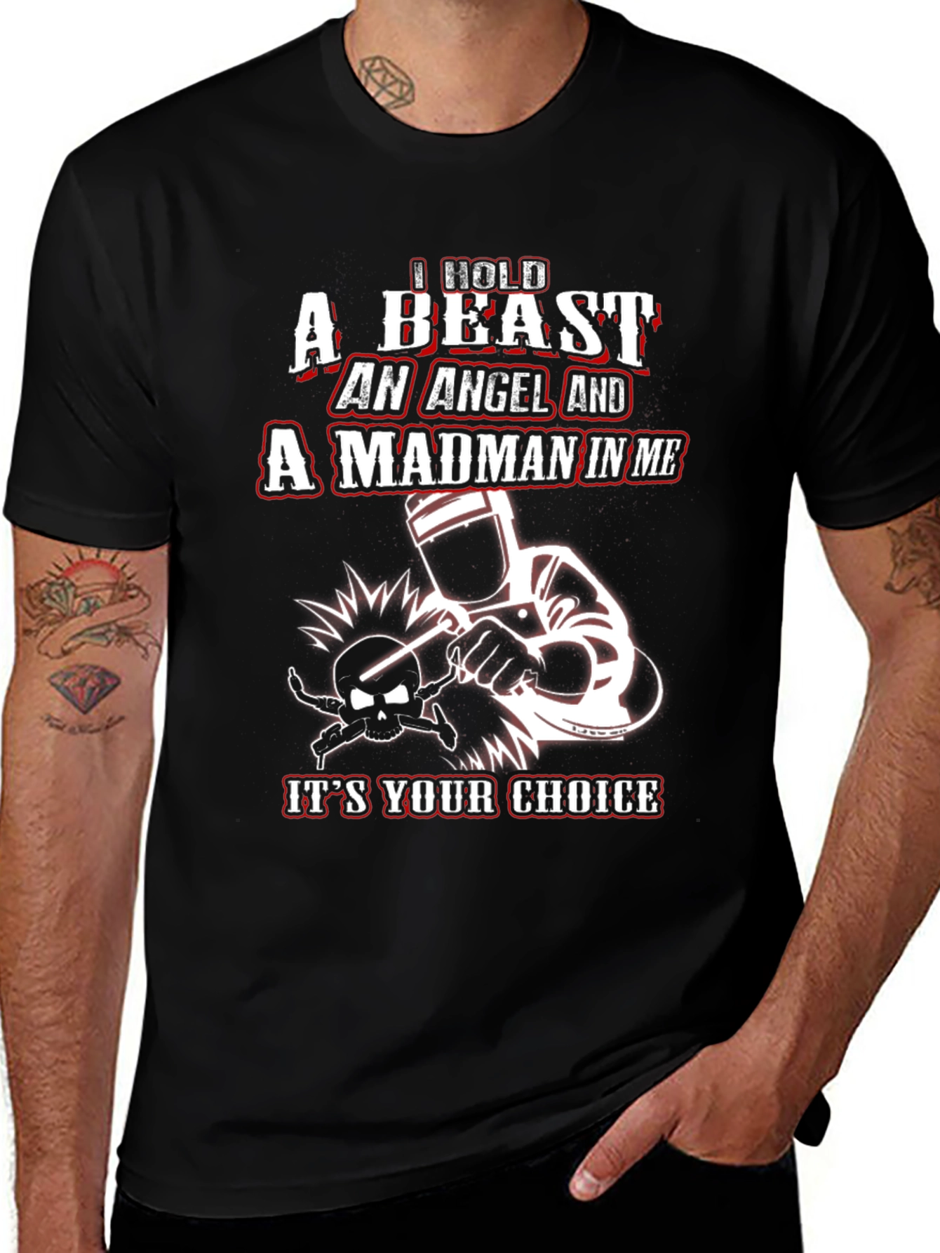 Variant 7 of I Hold a Beast T-Shirt
