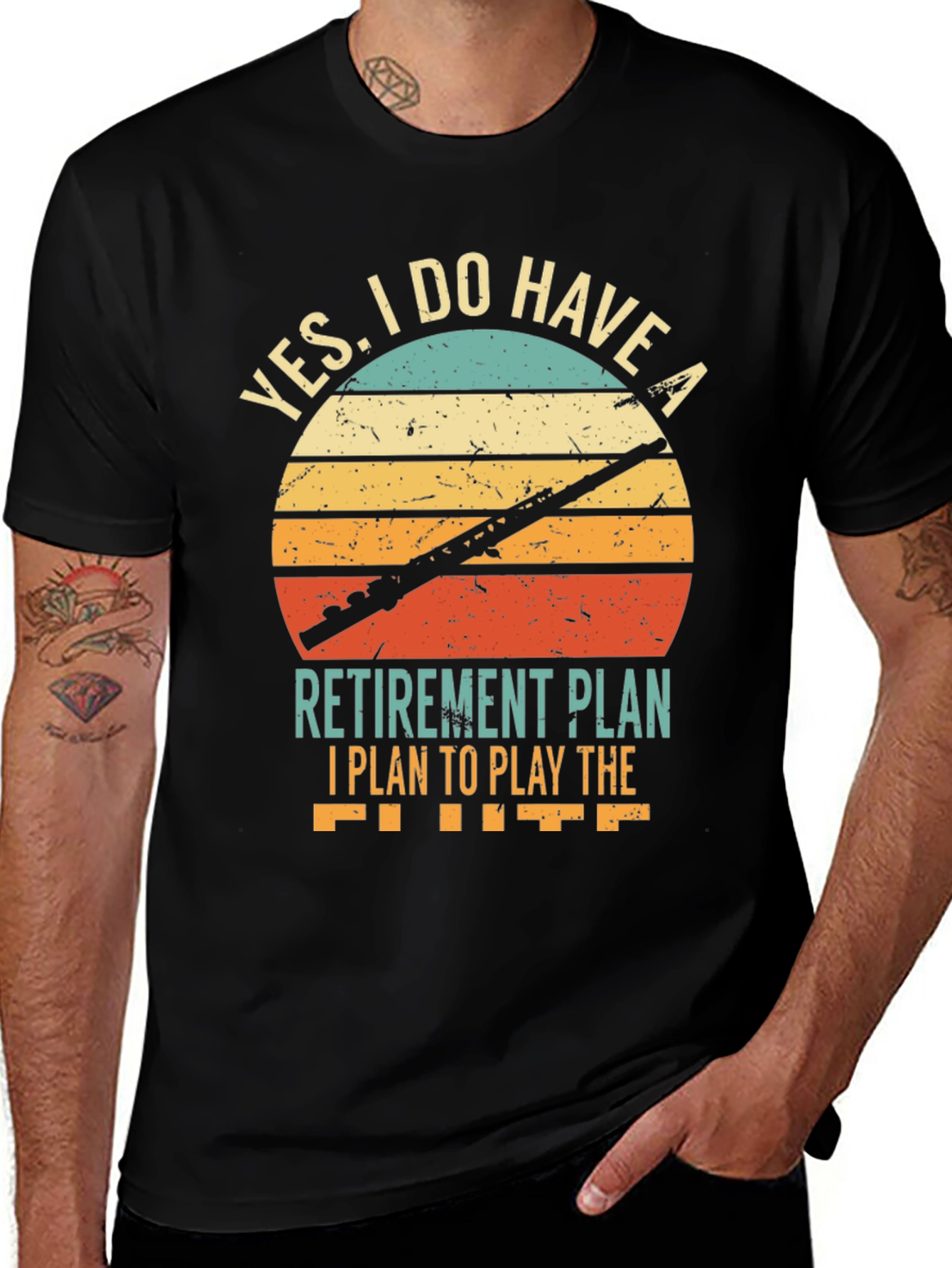 Flute Retirement Plan Graphic Tee