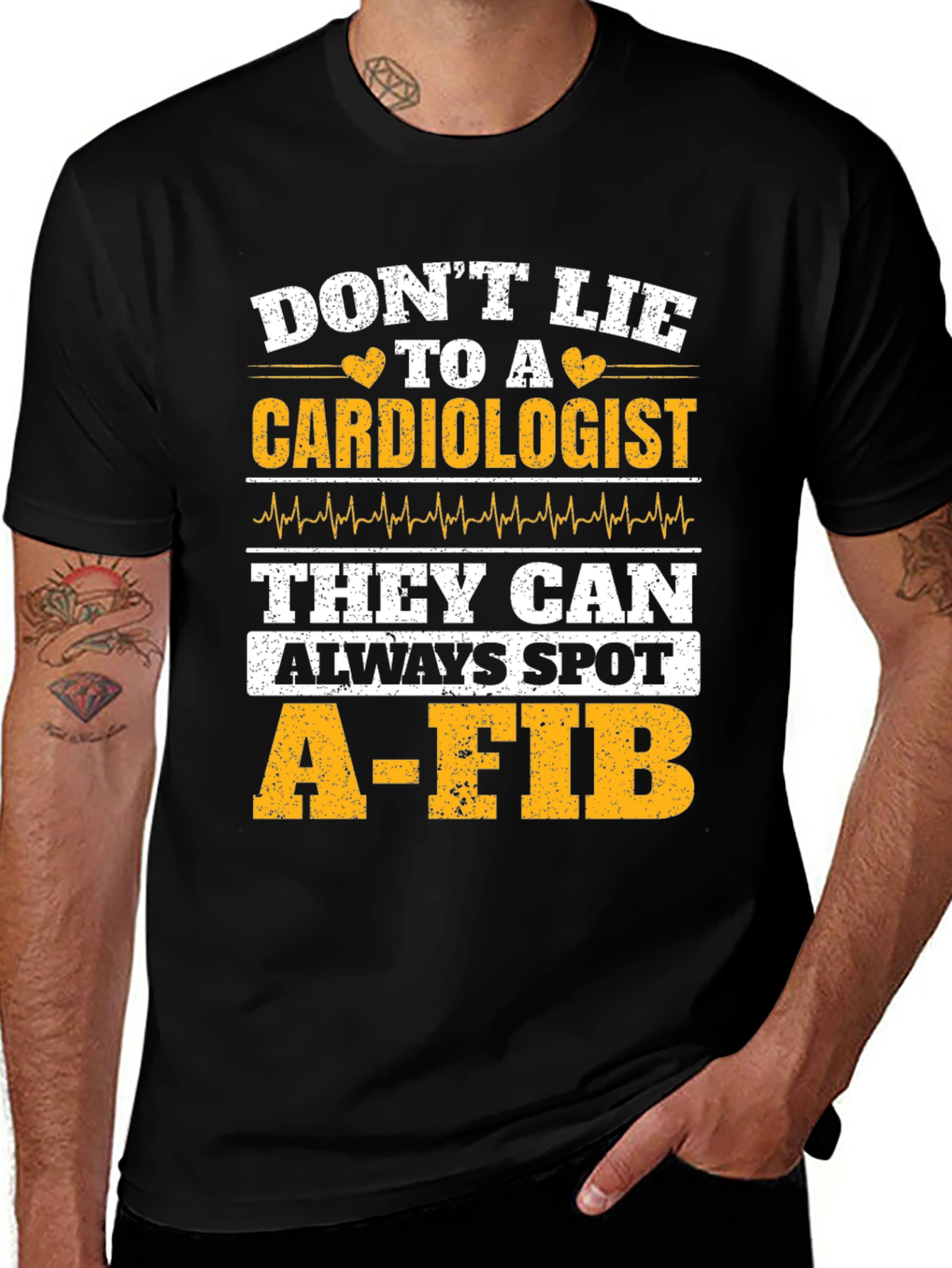 Variant 8 of Don't Lie to a Cardiologist T-Shirt