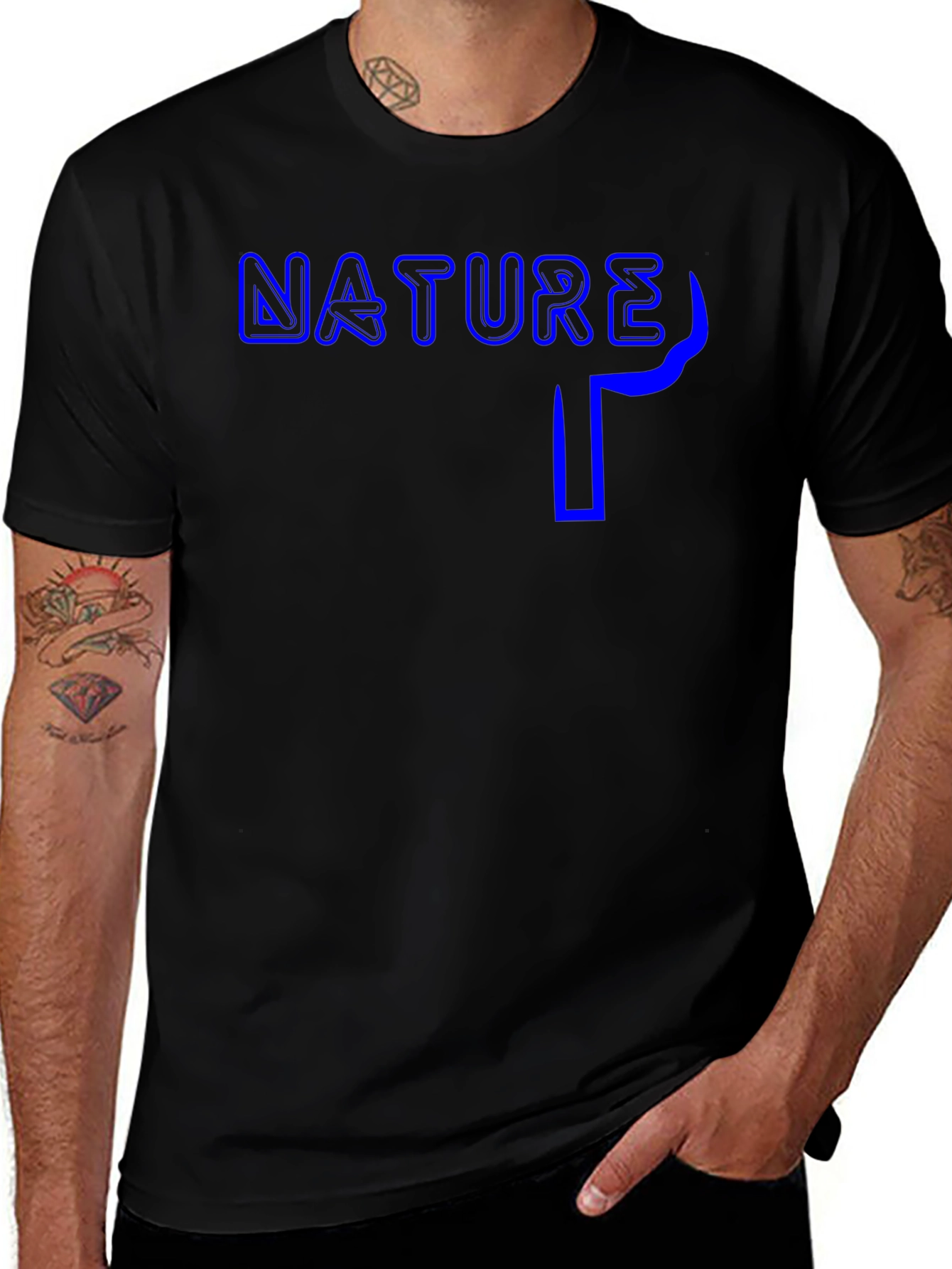 Variant 25 of Nature Tree Black Graphic T-Shirt