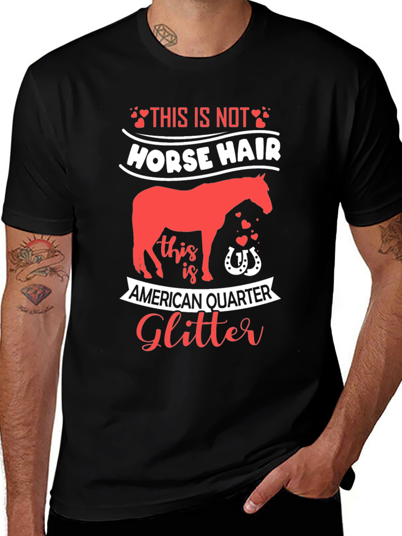 Variant 21 of Horse Glitter Graphic T-Shirt
