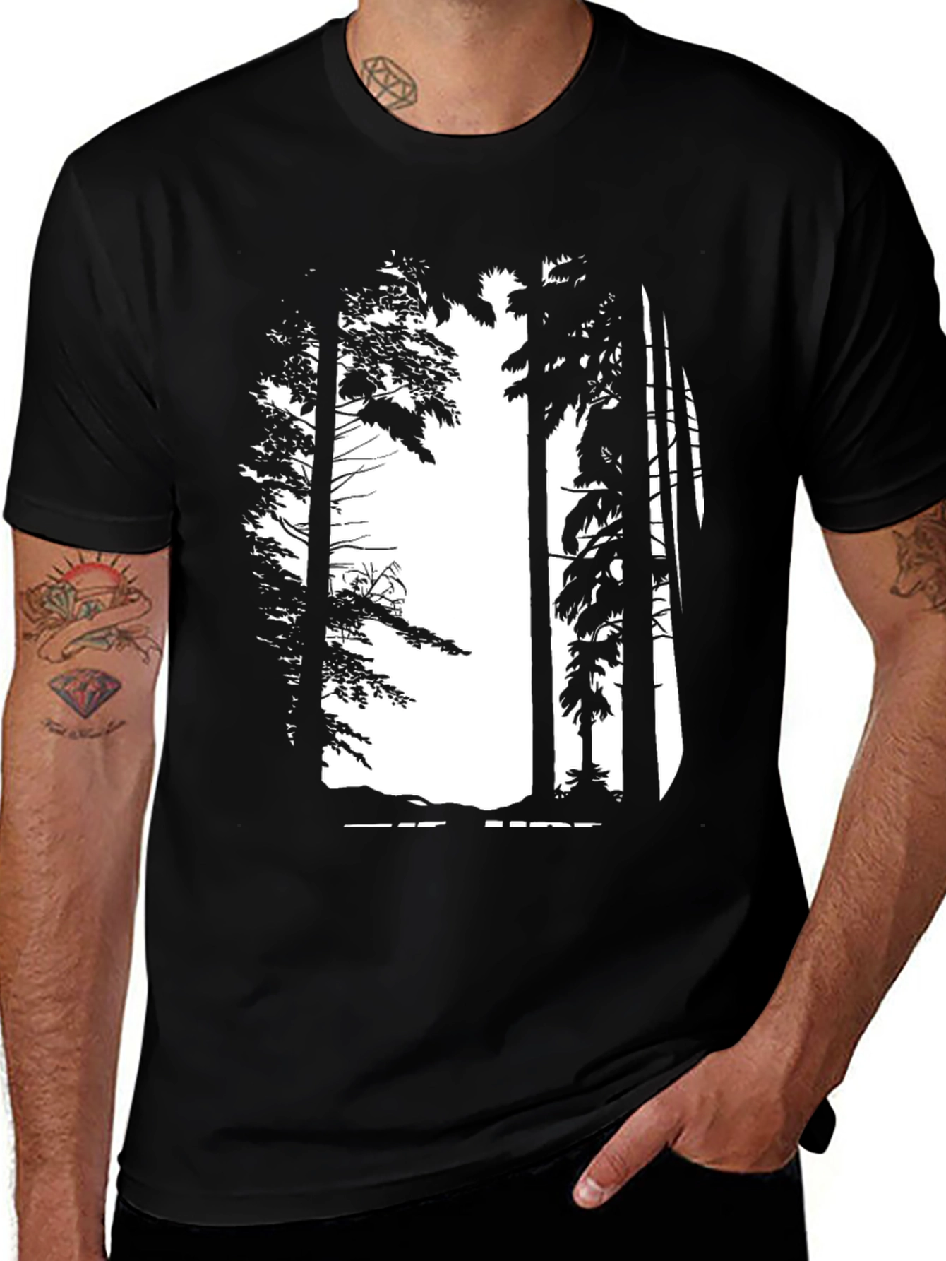 Variant 26 of Nature Forest T-Shirt