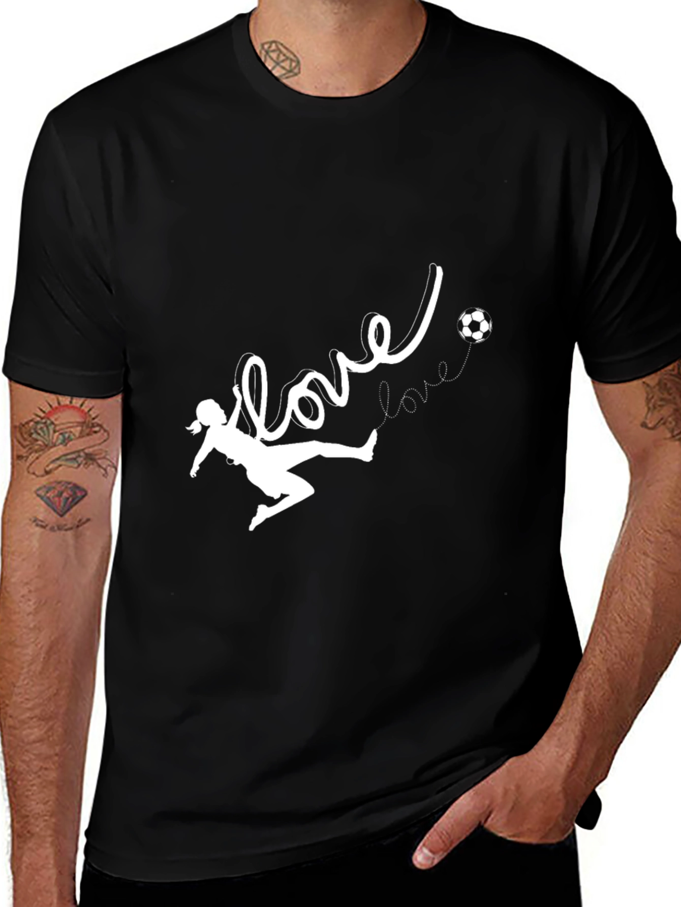 Variant 2 of Soccer Love Tee - Kick with Style
