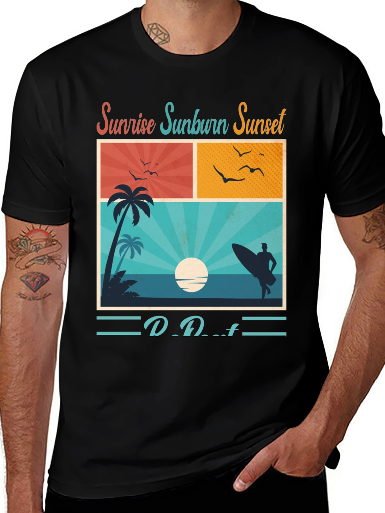 Variant 28 of Sunset Beach T-Shirt