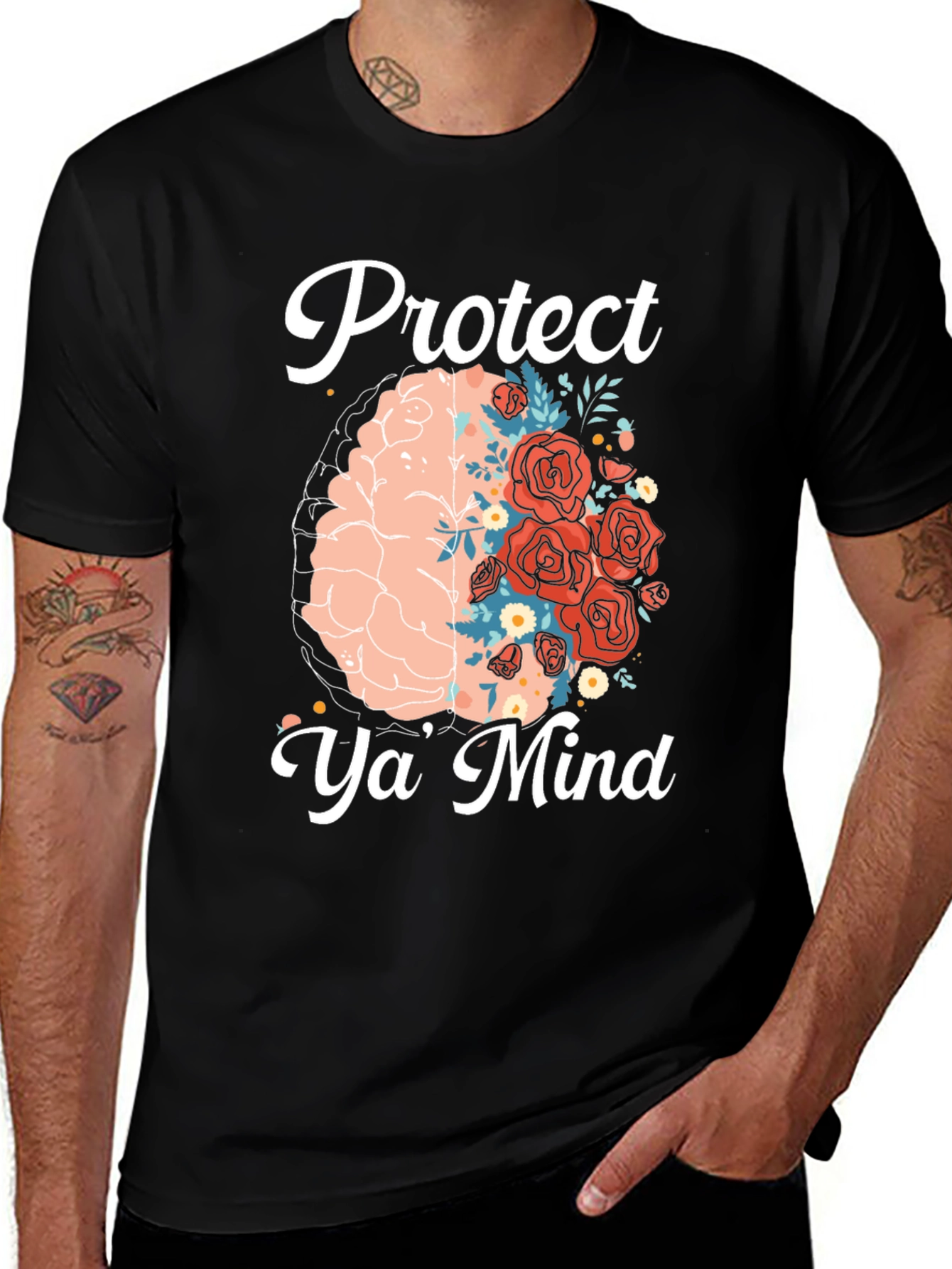 Variant 26 of Protect Ya' Mind Graphic Tee