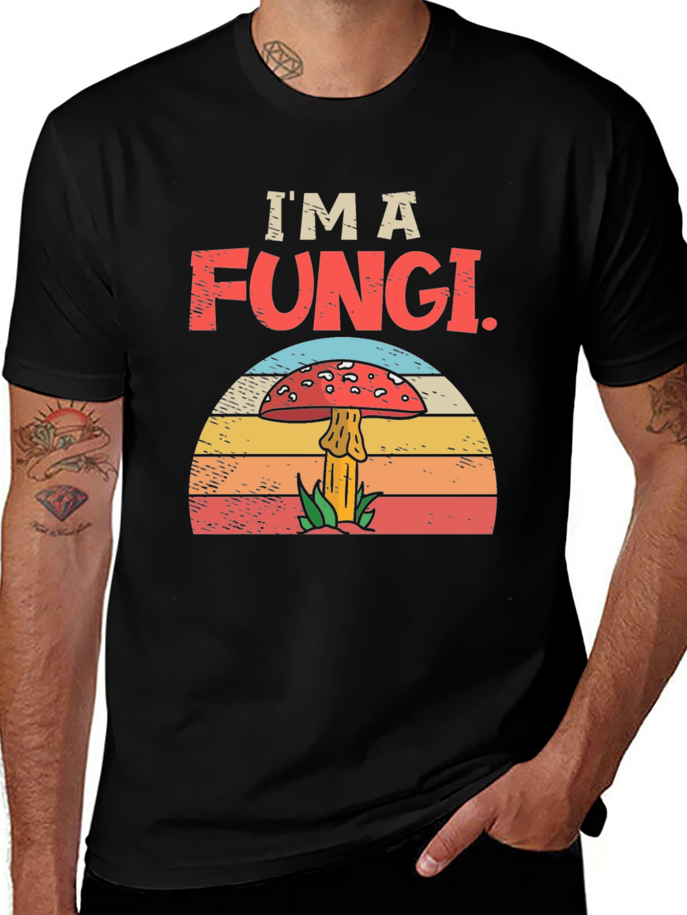 Variant 14 of I'm a Fungi T-Shirt Retro Mushroom Graphic Tee