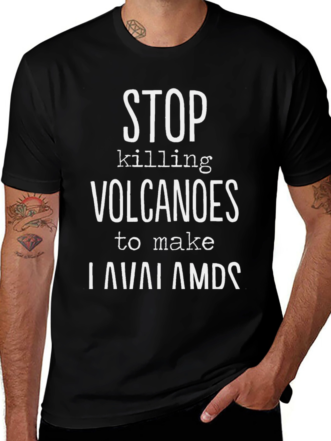 Variant 7 of Stop Killing Volcanoes T-Shirt