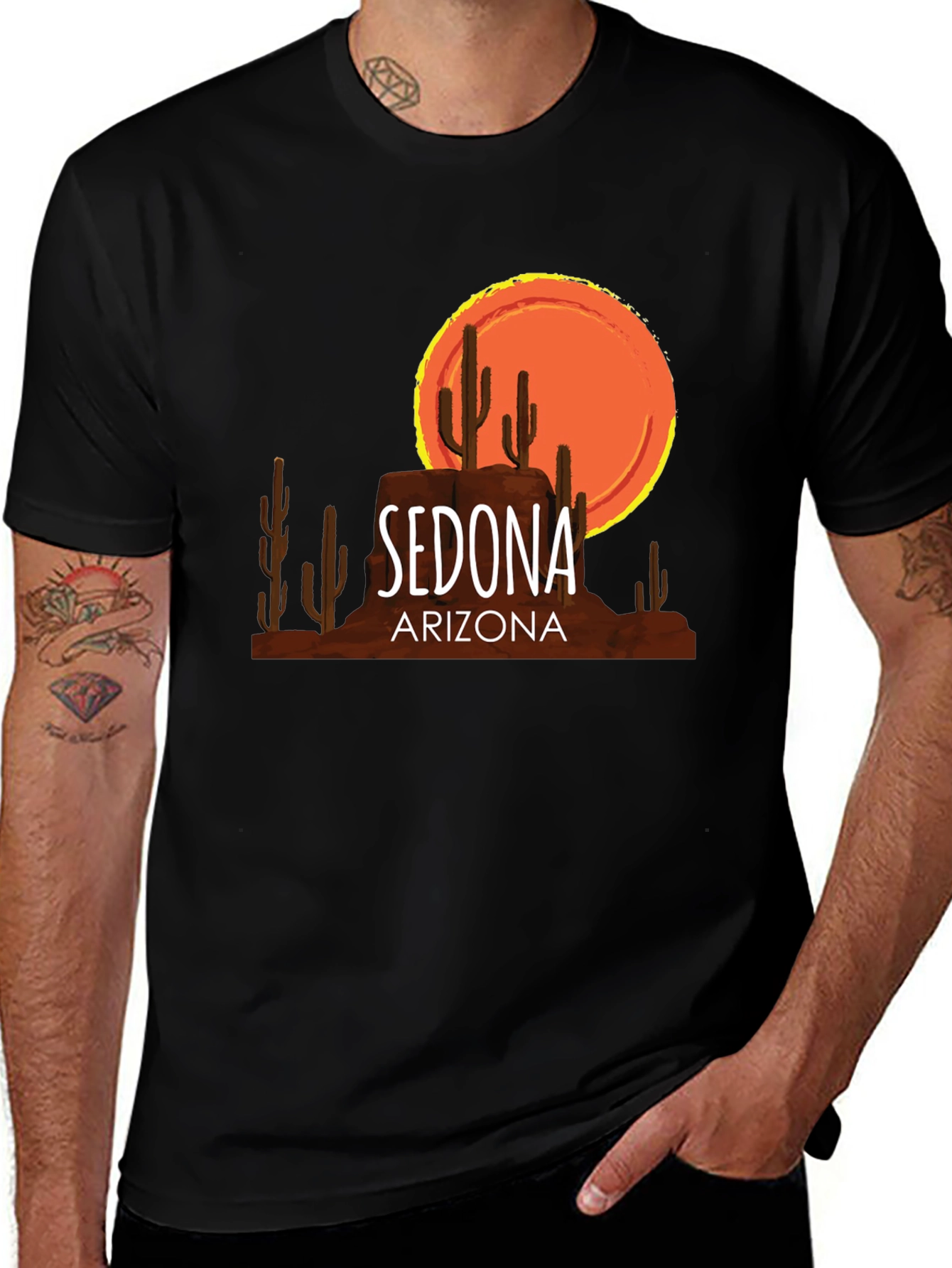 Sedona Arizona Graphic T-Shirt - Desert Sunset Tee