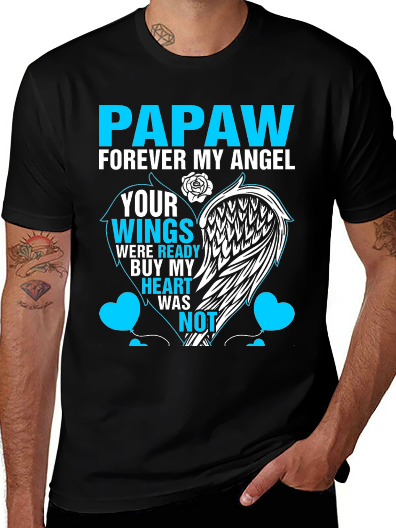 Variant 20 of Papaw Forever My Angel Graphic T-Shirt