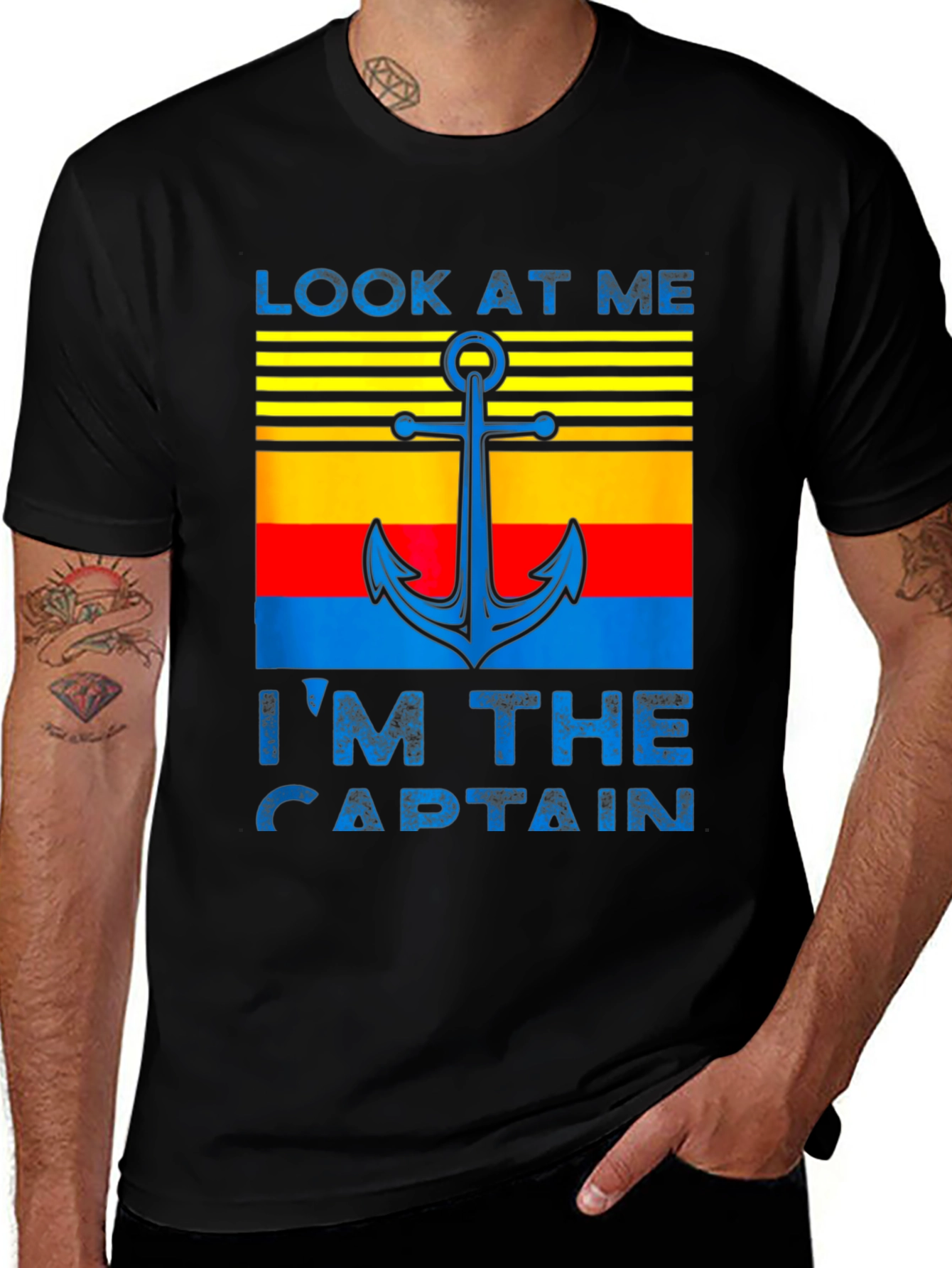 Variant 19 of Look At Me I'm The Captain T-Shirt