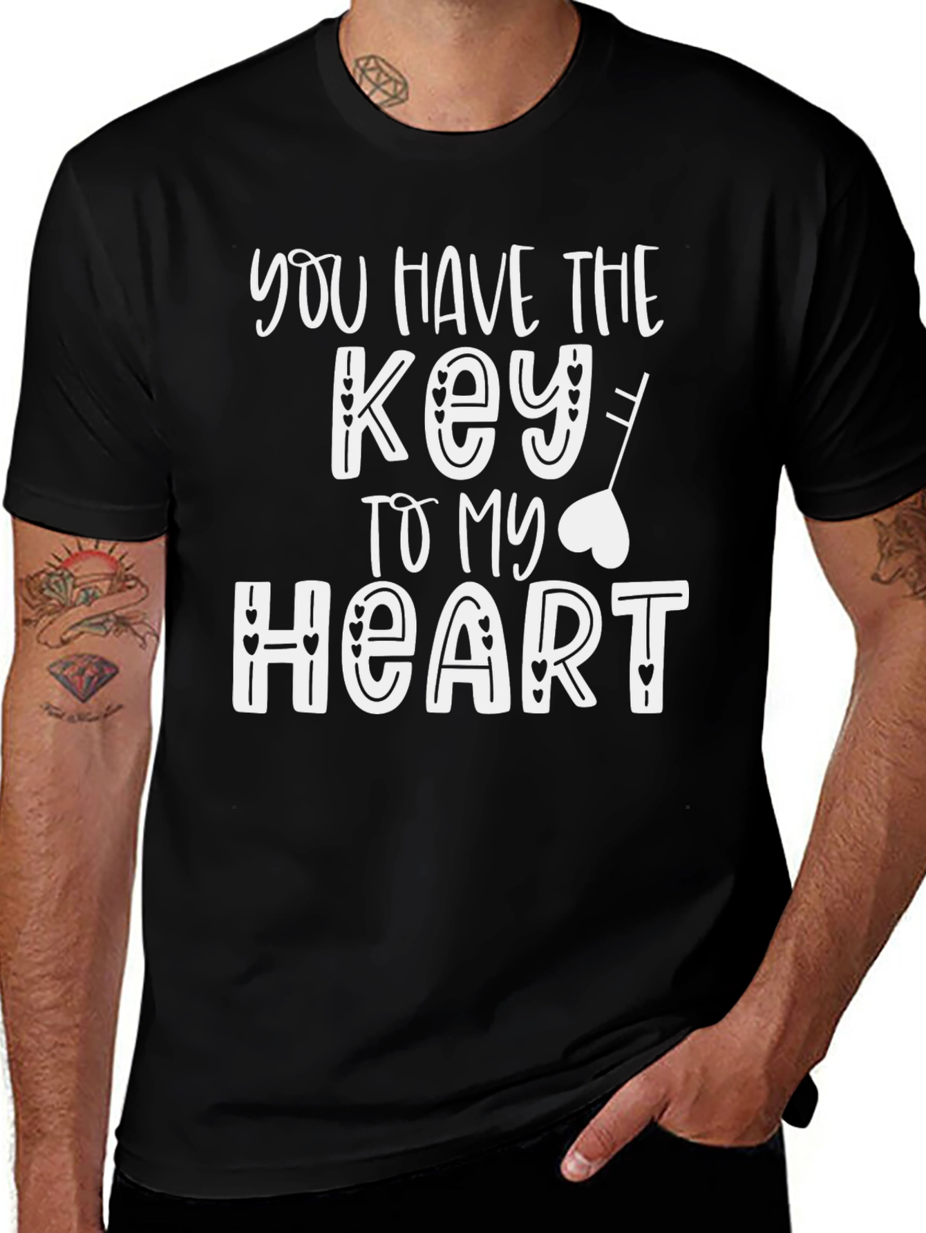 Variant 12 of Key to My Heart Graphic T-Shirt