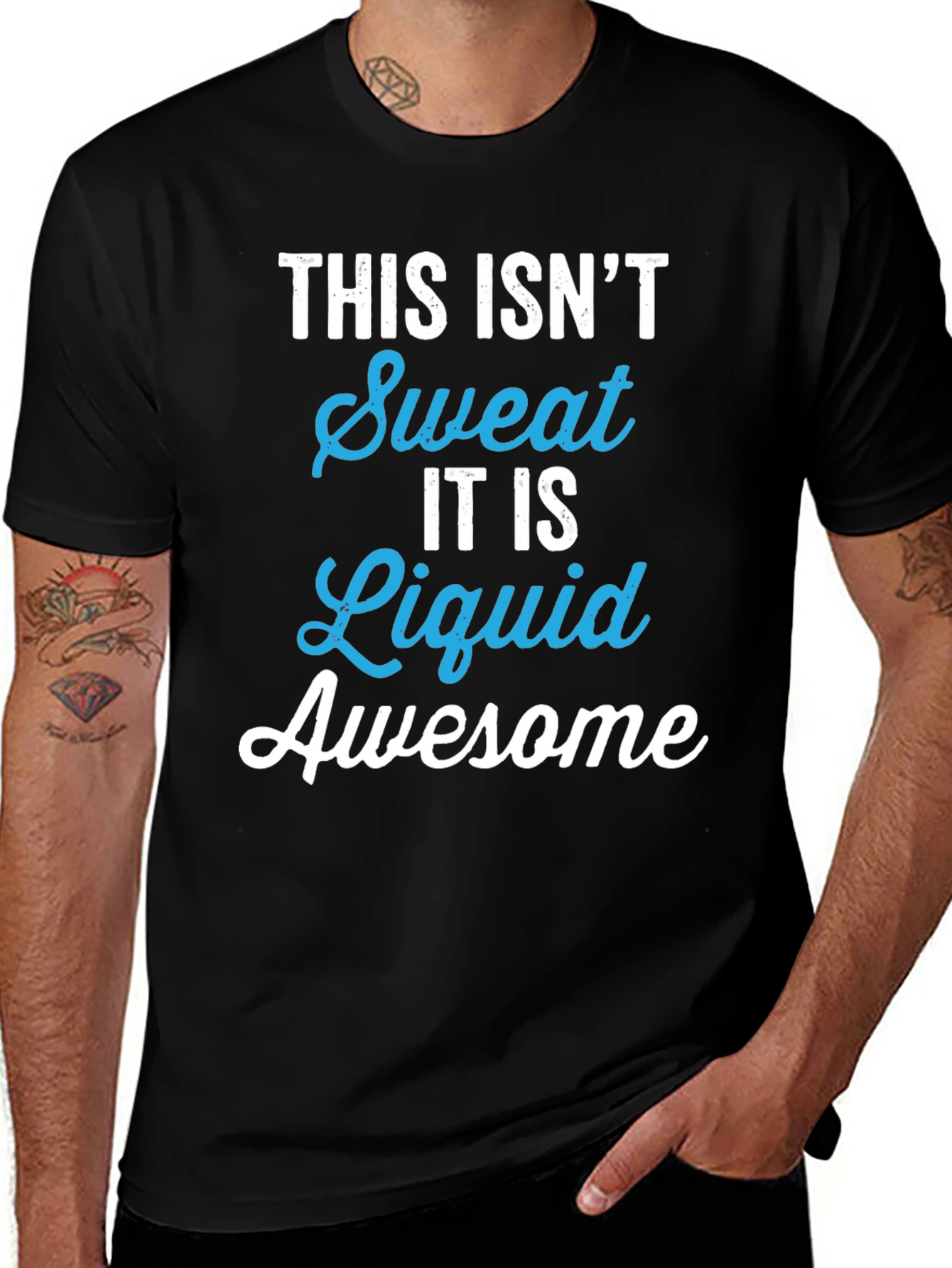 Variant 15 of Funny Liquid Awesome Graphic Tee