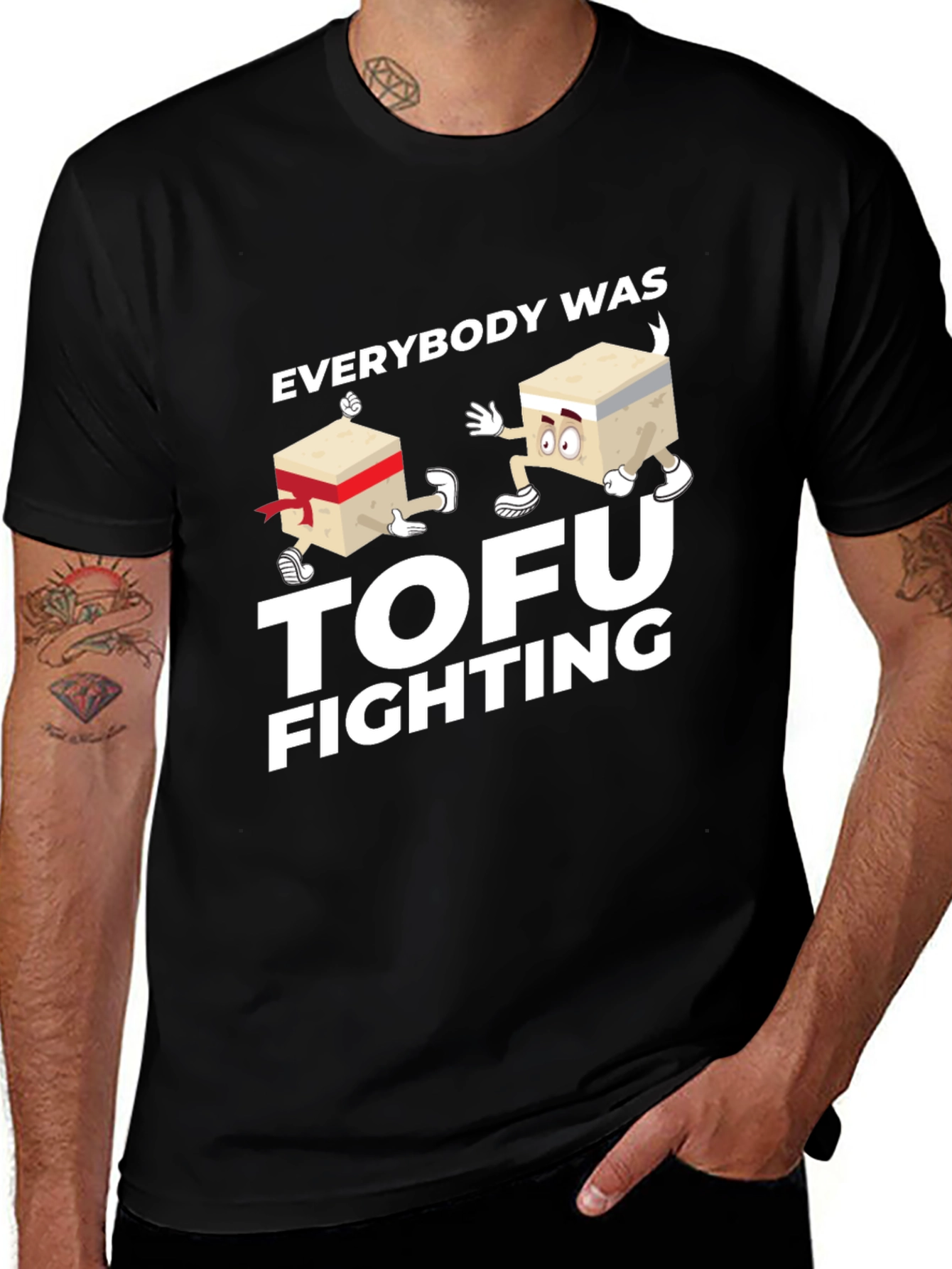 Variant 7 of Everybody Was Tofu Fighting Graphic Tee