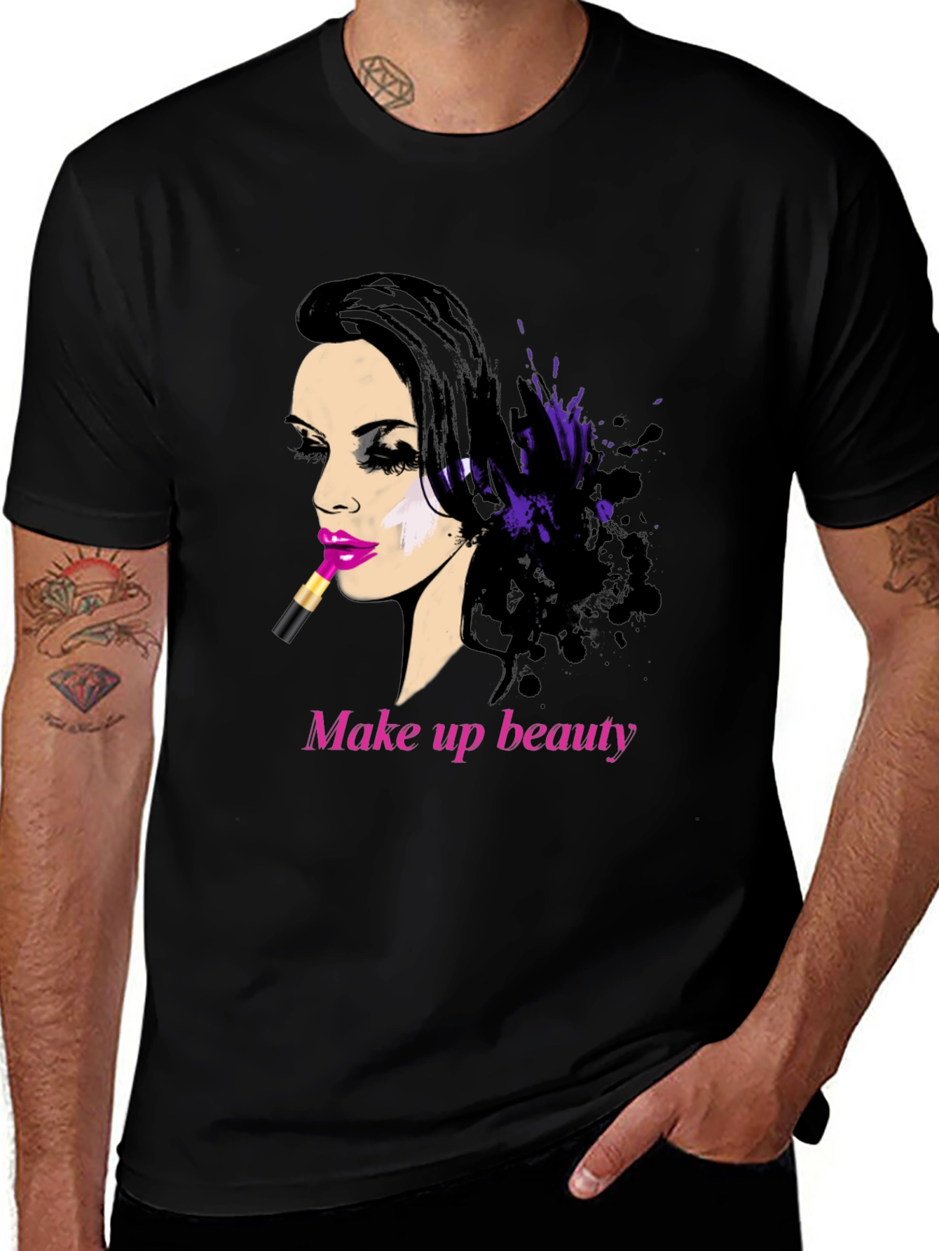 Variant 13 of Make-up Beauty Graphic T-Shirt