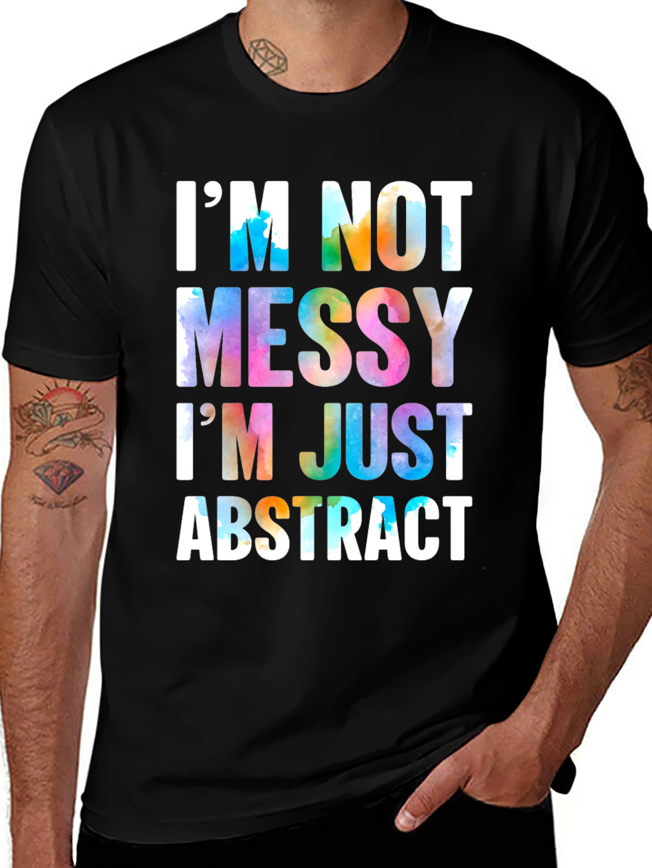 Variant 13 of Abstract Messy Style Graphic Tee