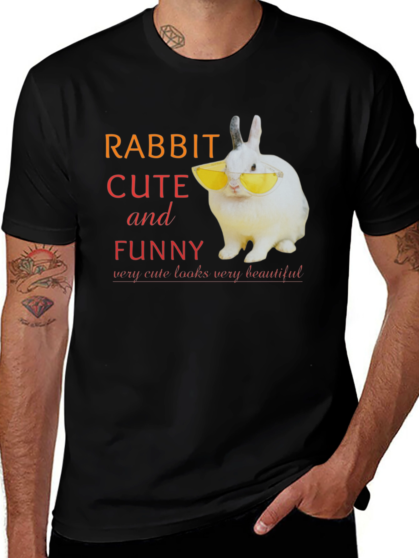 Variant 12 of Rabbit Cute and Funny T-Shirt