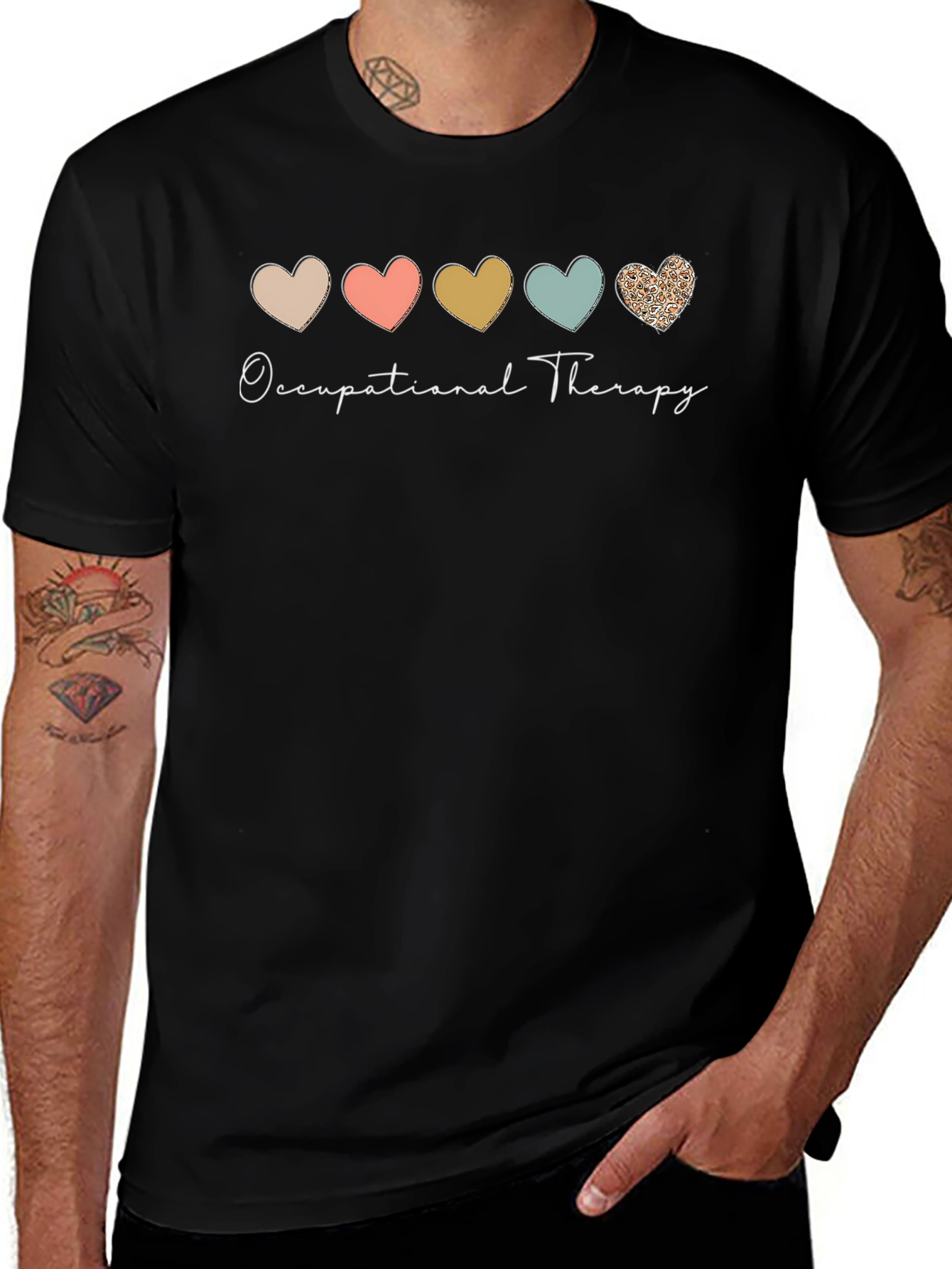 Variant 15 of Occupational Therapy Heart T-Shirt