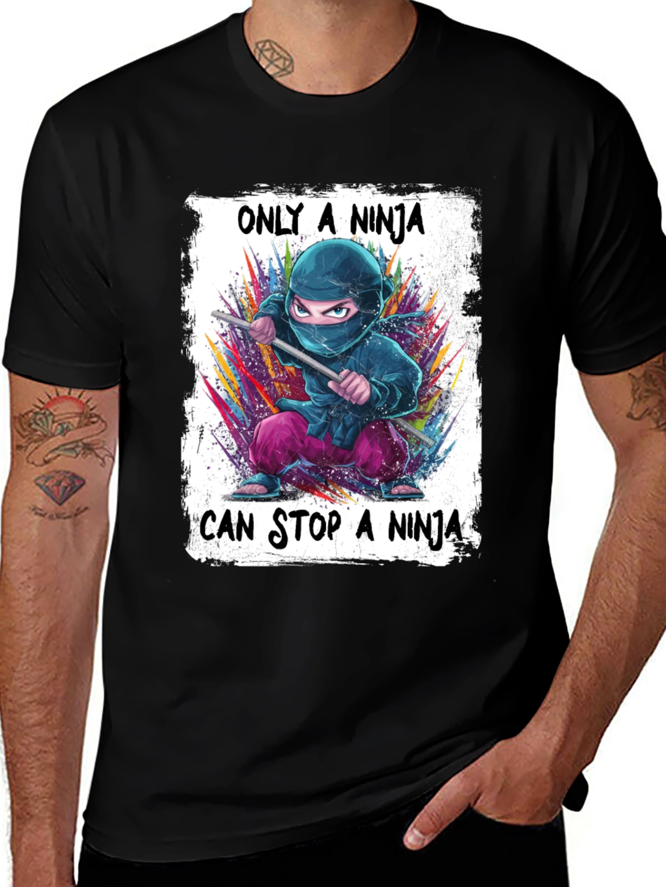 Variant 30 of Ninja Graphic T-Shirt